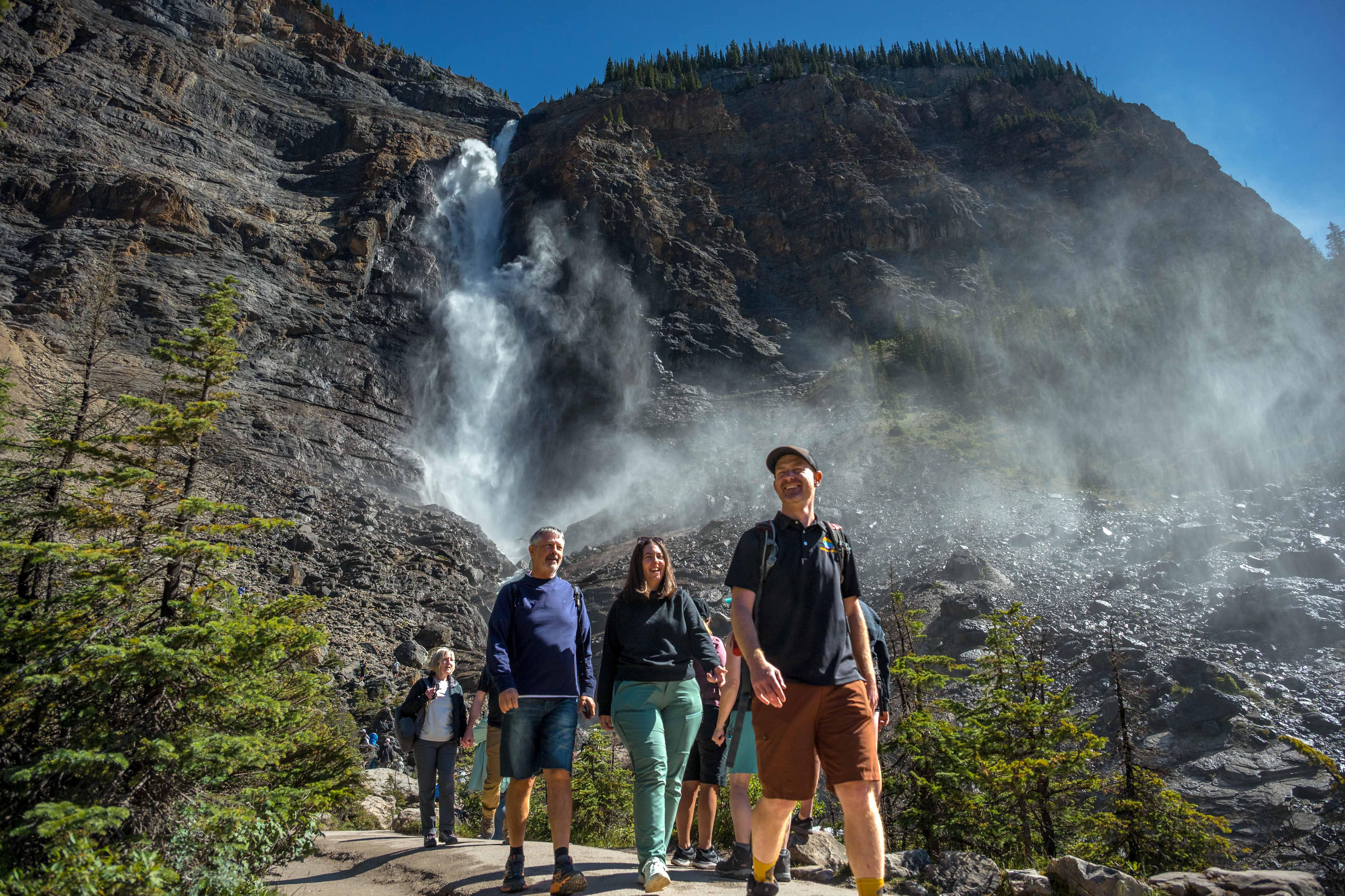 Banff: 3 National Parks, Takakkaw Falls, & Emerald Lake Tour — Emerald Lake canoe day tour, Yoho National Park