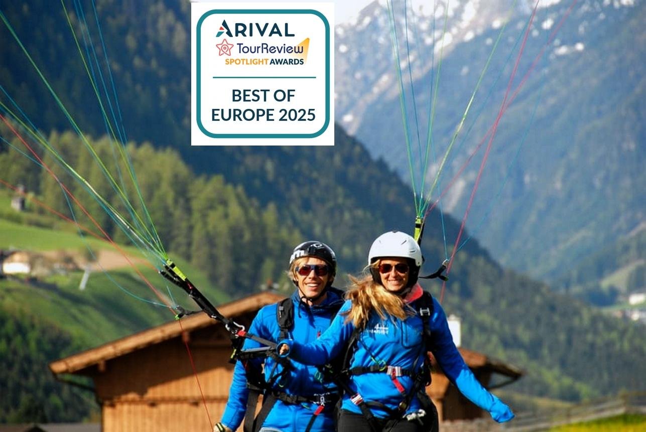Paragliding Flight Over Innsbruck Alps