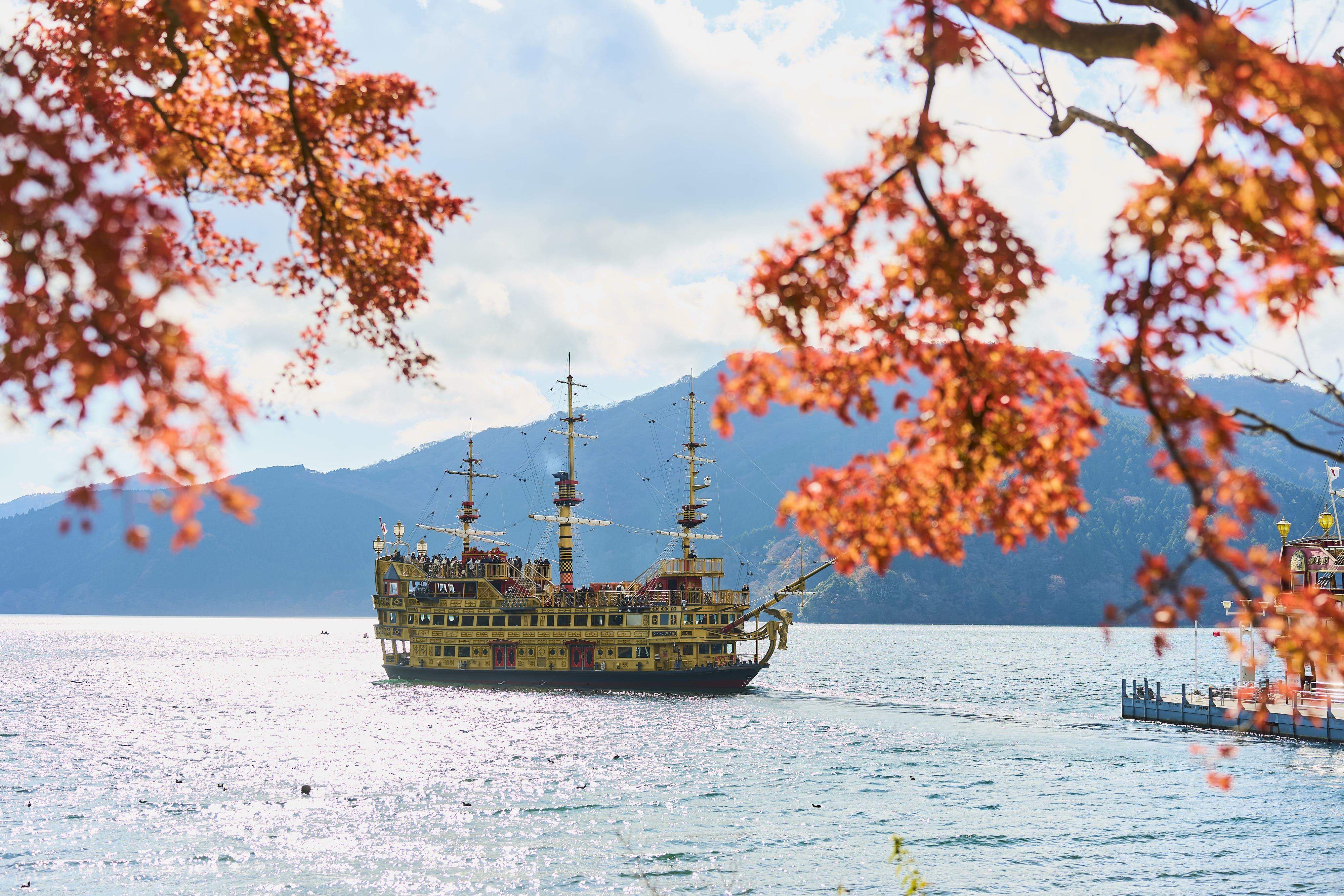 Mt. Fuji & Hakone Day Trip: Pirate Cruise, Ropeway & Shrine from Tokyo