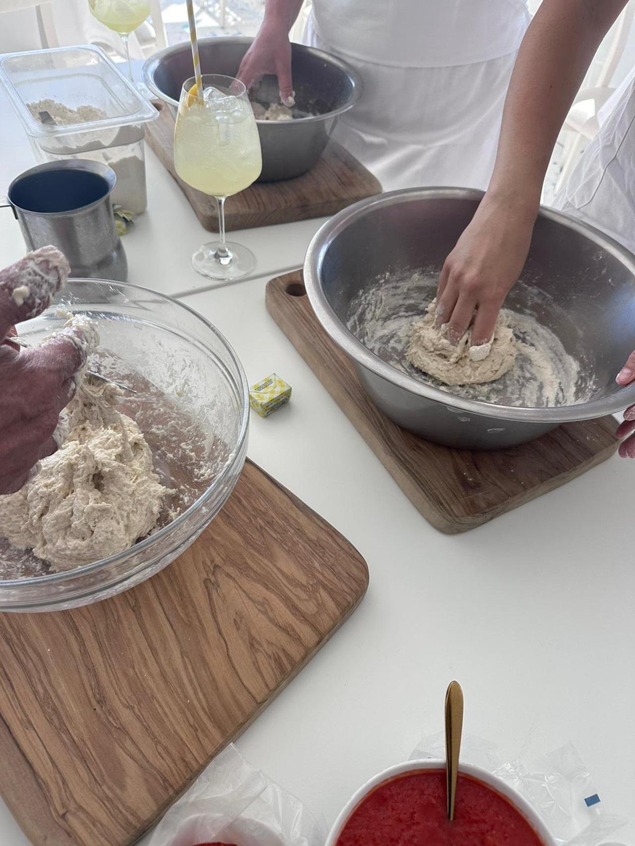 Capri Pizza Making Class with Sea Views, Wine & Tiramisu