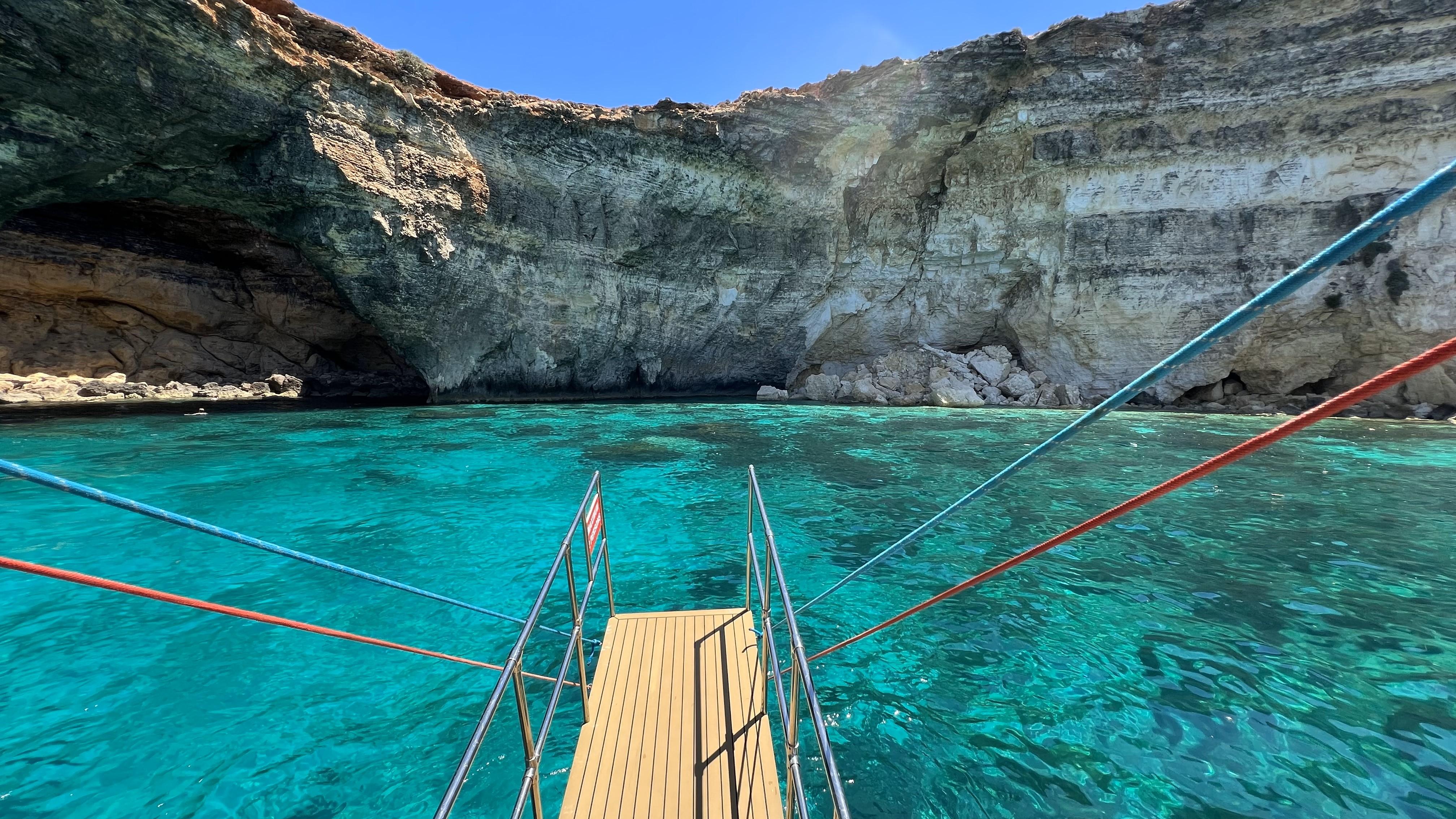 Comino 3-Bay Cruise: Blue Lagoon, Crystal Lagoon & Halfa Rock