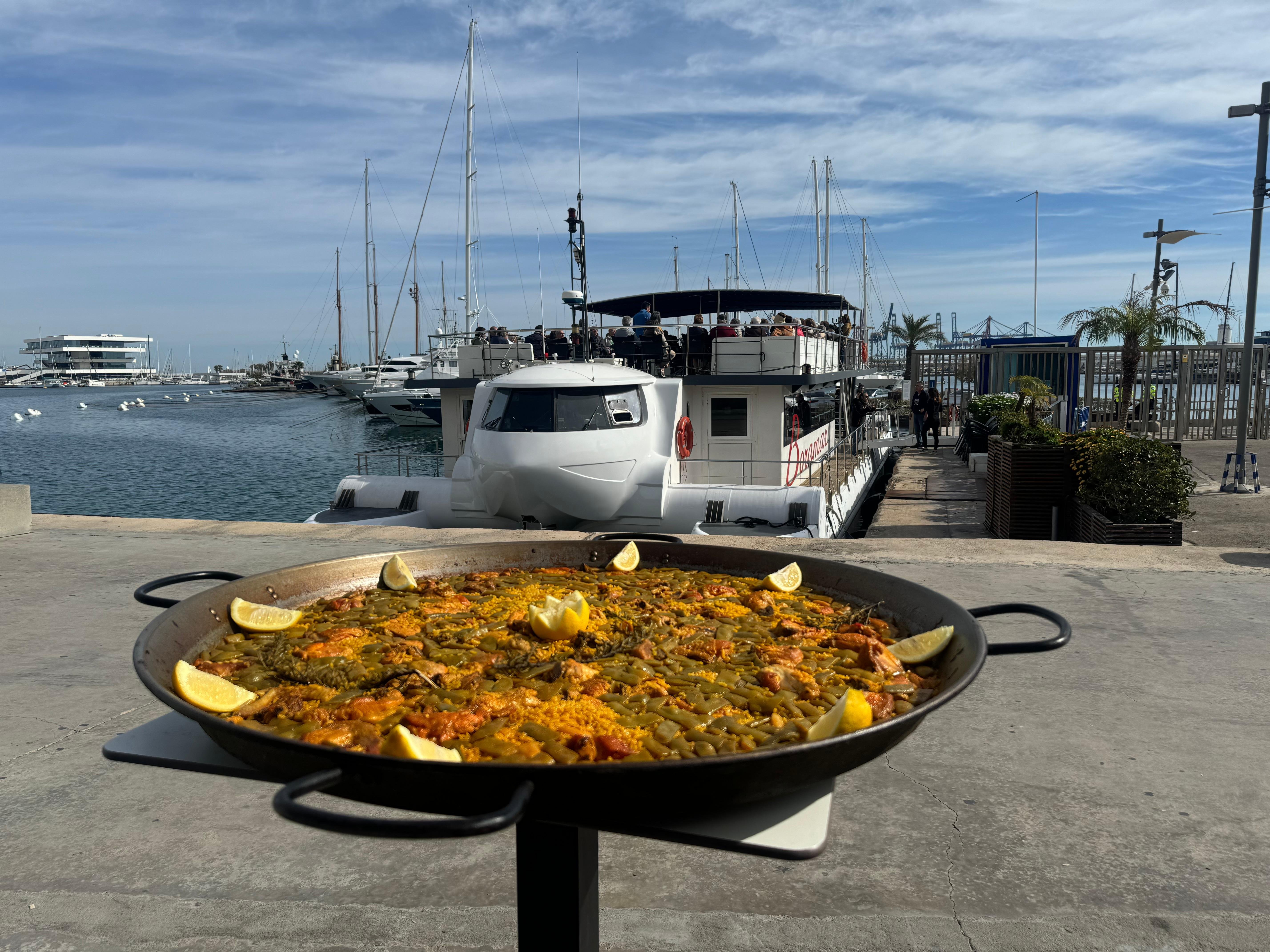 Valencia Catamaran Cruise with Paella Lunch & Swim