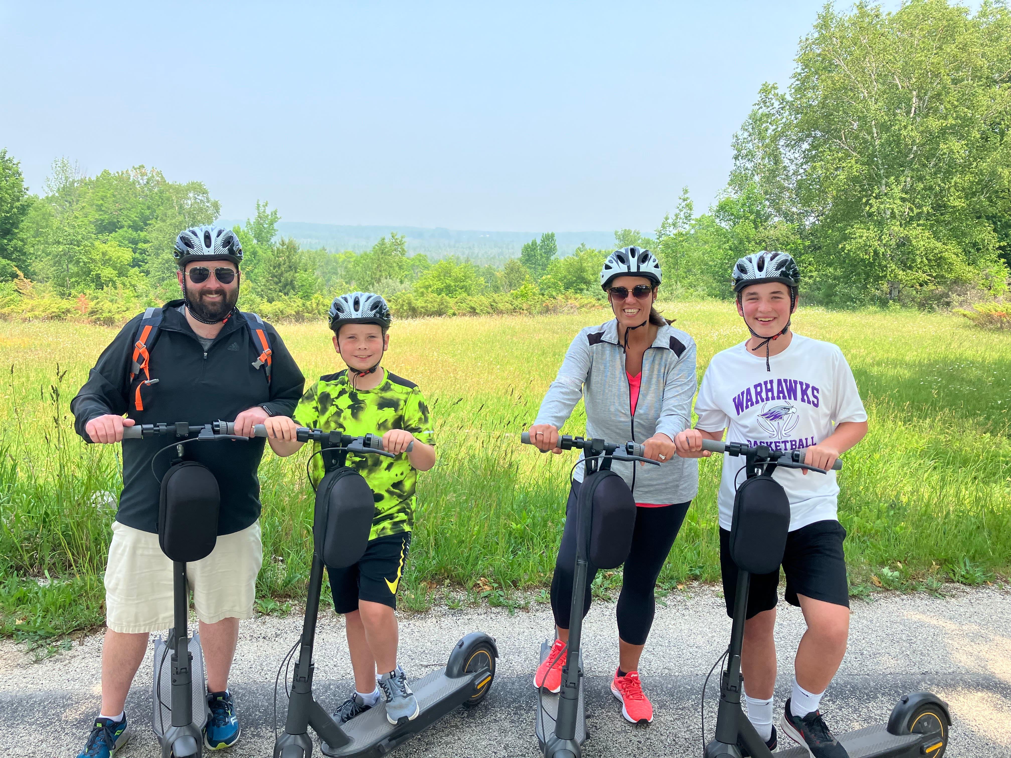 Electric Scooter Adventure Through Fish Creek
