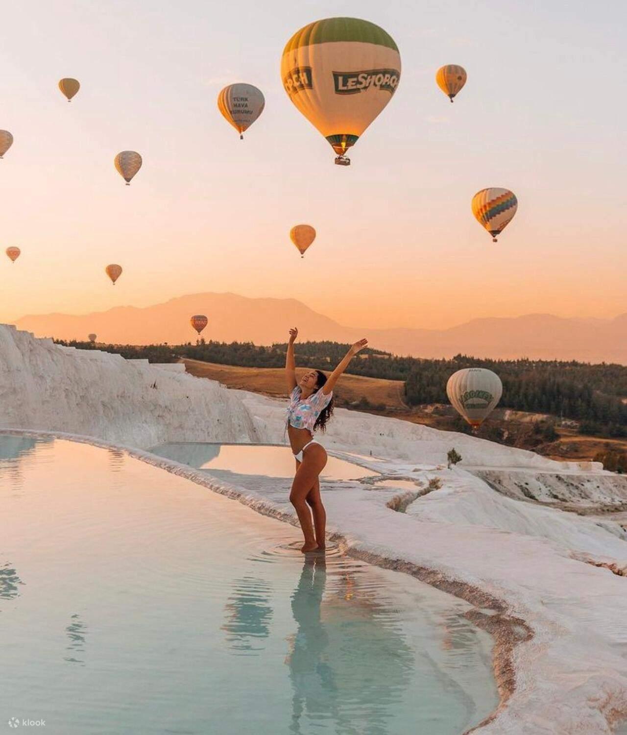 Pamukkale Sunrise Hot Air Balloon Experience