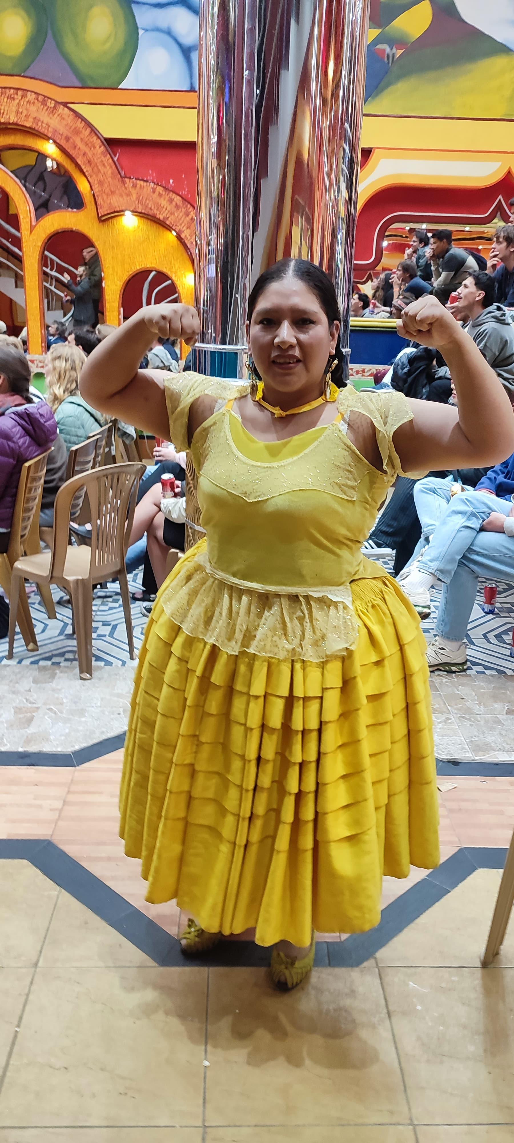 Spectacle de catch des Cholitas avec transport et guide numérique