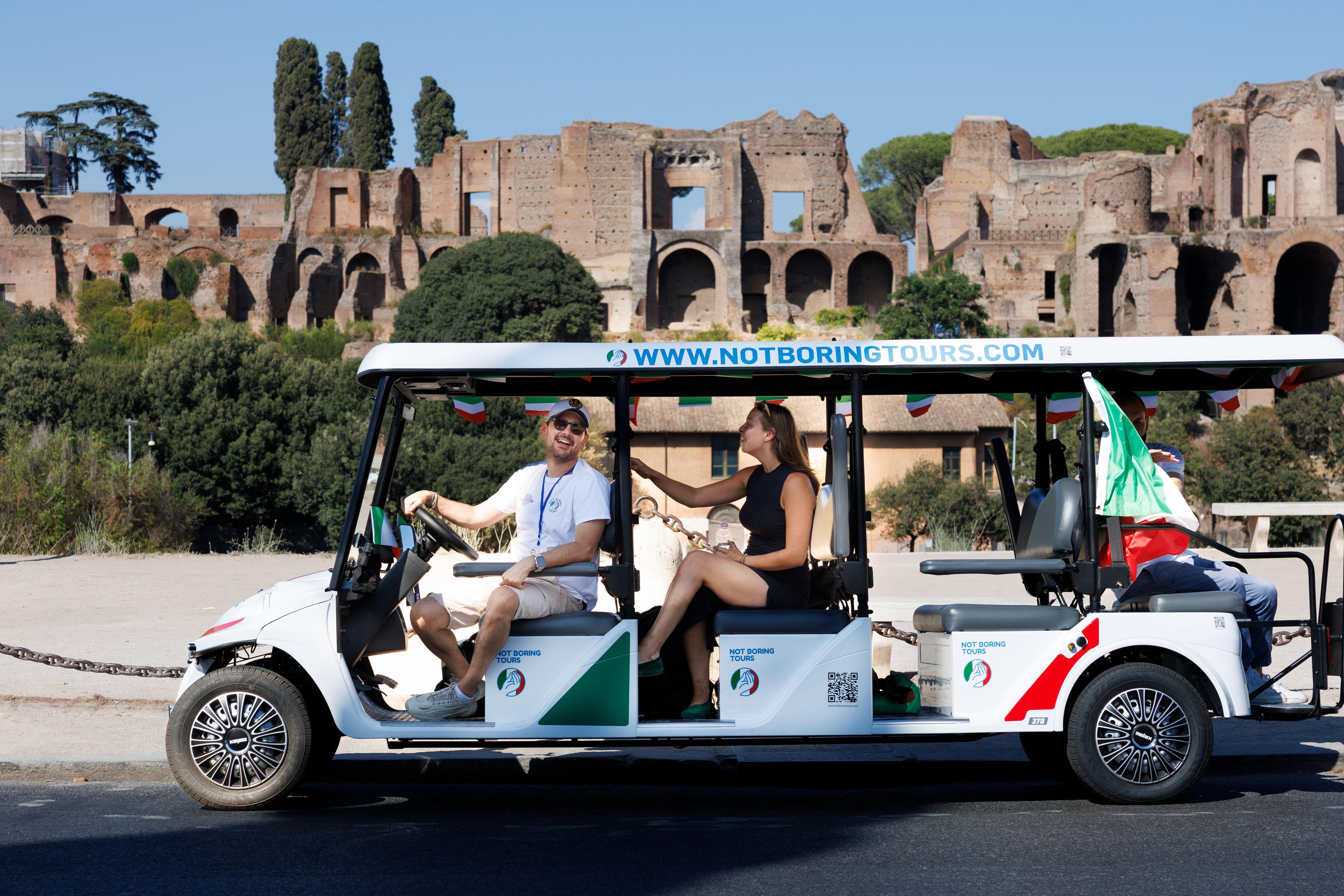 Rome: Fun Golf Cart Tour with Music and Gelato - 2026 (Verified Reviews)