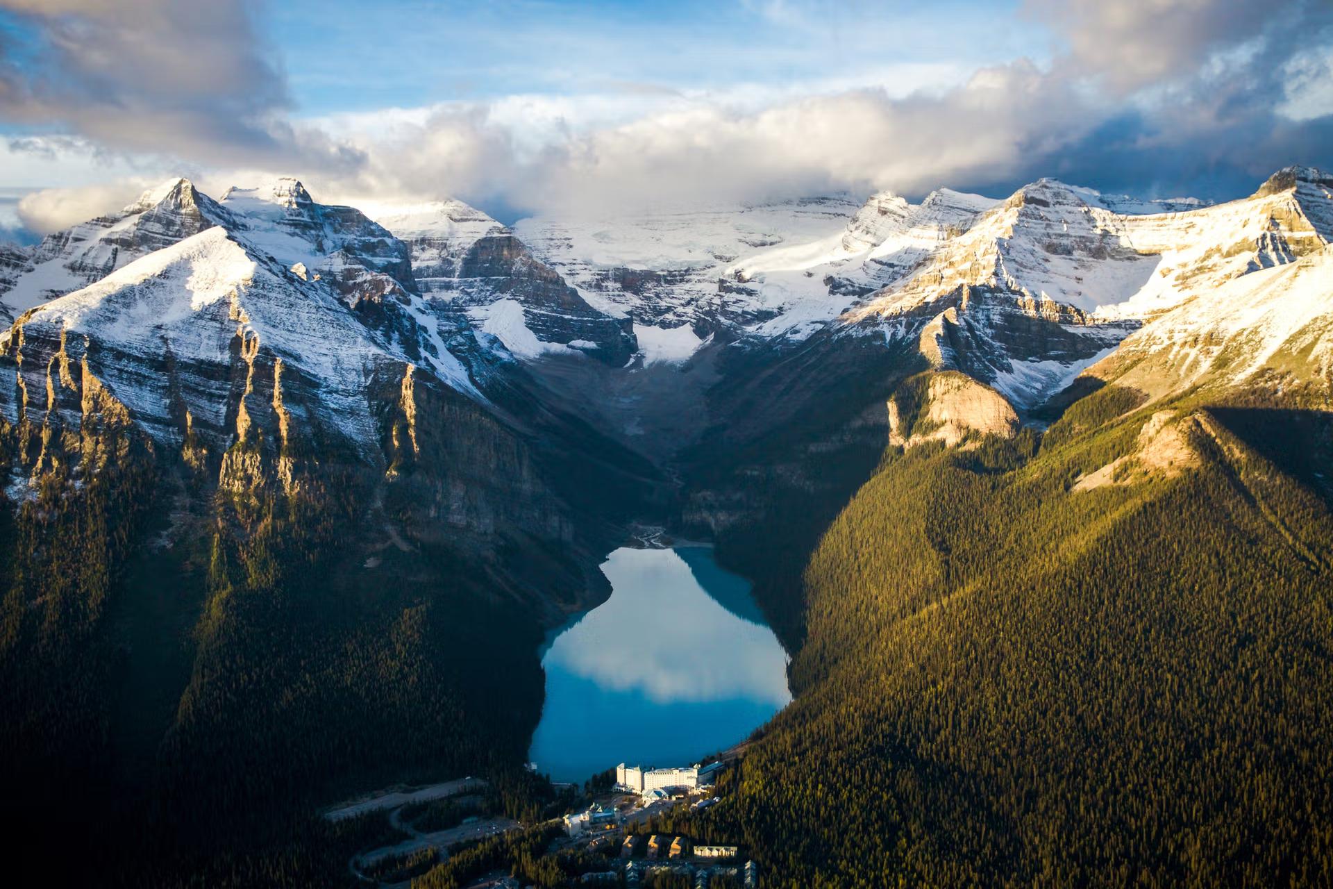 Banff: Lake Louise Canoe Tour & Moraine Lake | Skip-the-Line — Emerald Lake and Canadian Rockies scenery (4)