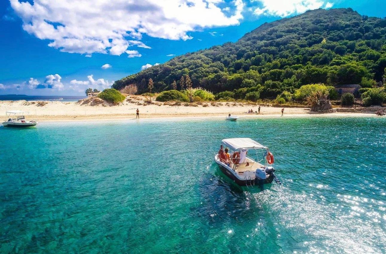 Self-Drive Speedboat Rental in Zakynthos Marine Park
