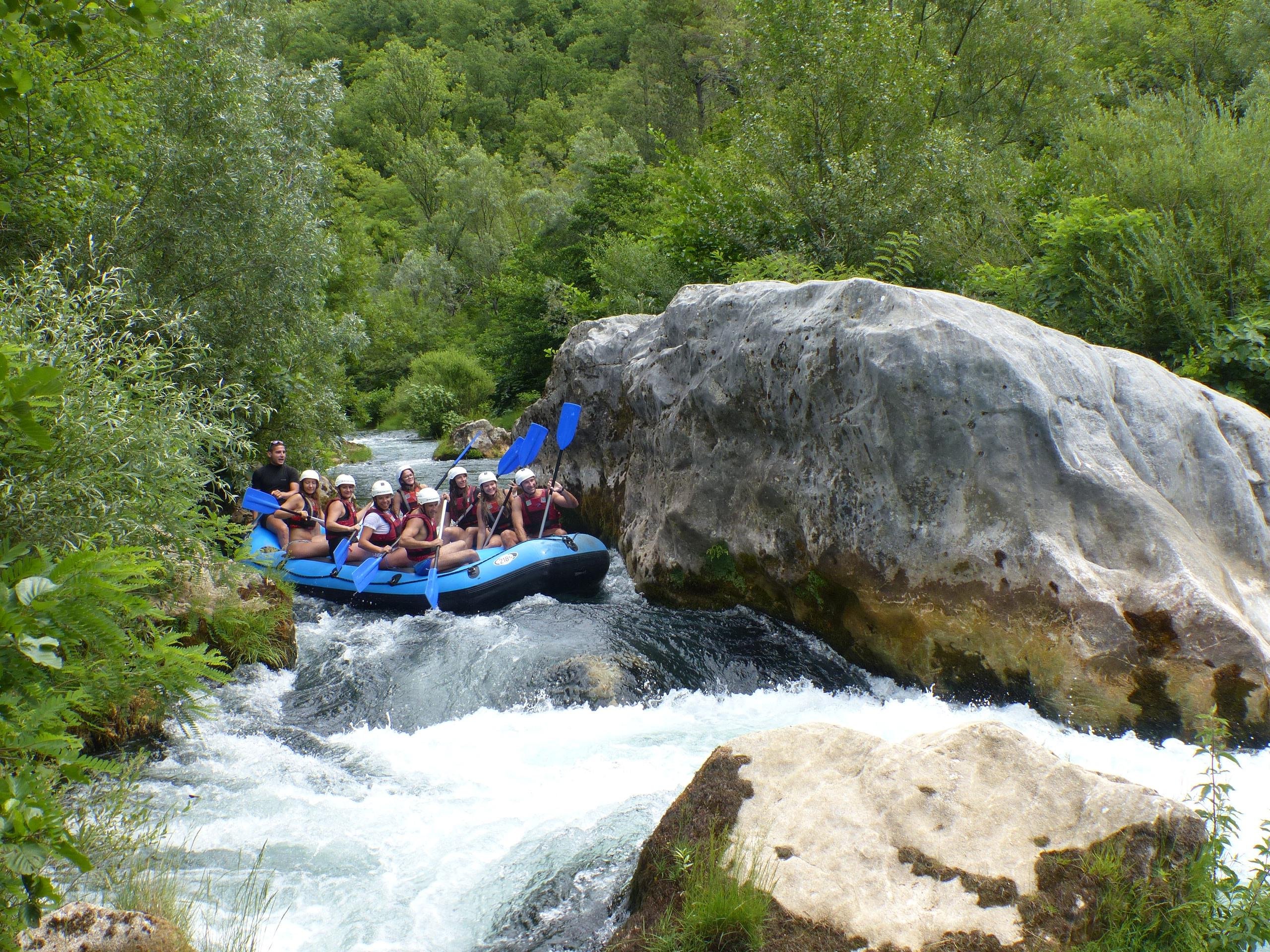 Cetina River Rafting & Cliff Jumping Adventure from Omiš