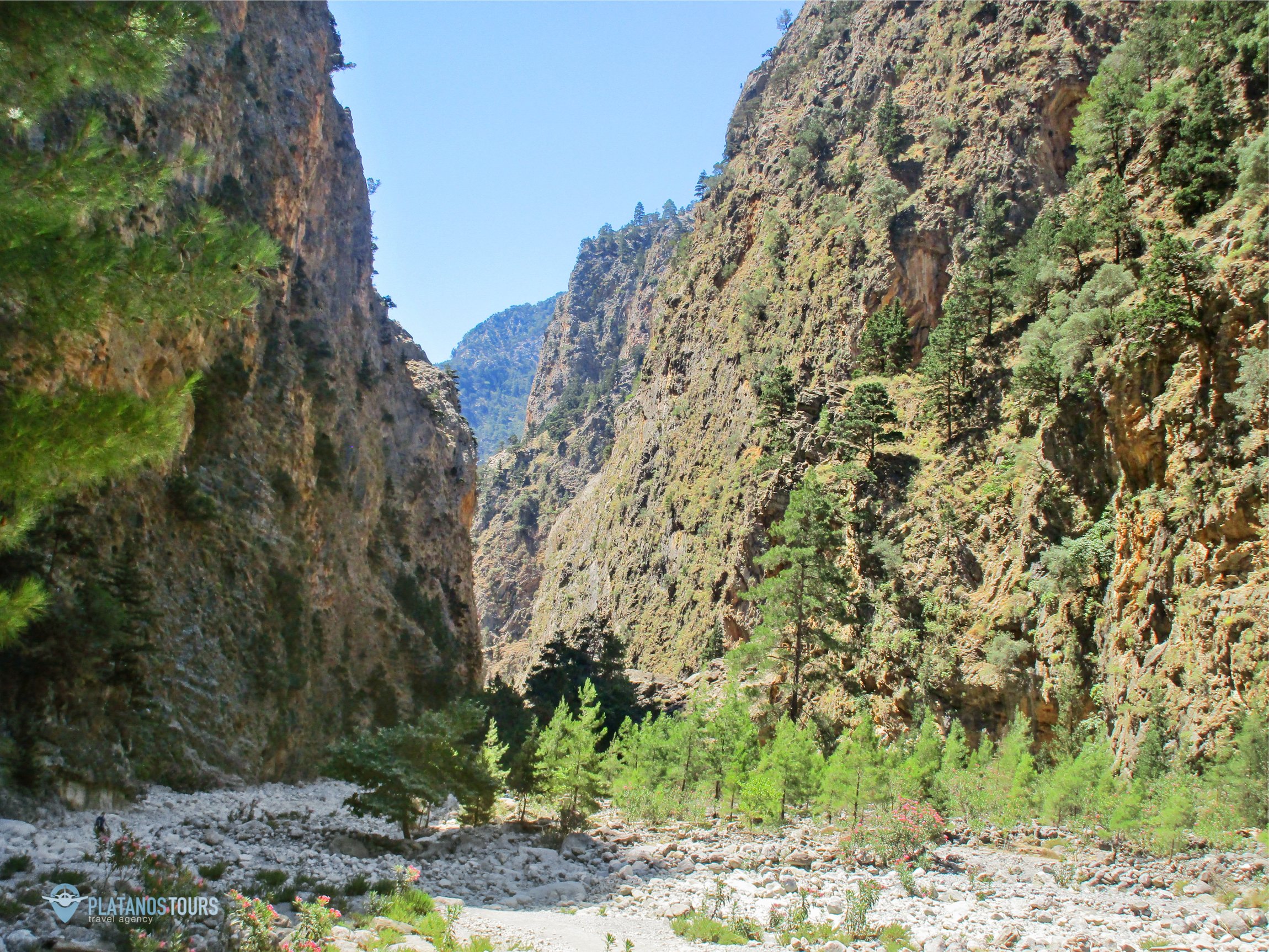 Samaria Gorge hike Crete — Xyloskalo descent, Iron Gates Sideroportes, kri-kri ibex, Agia Roumeli Libyan Sea — image 49