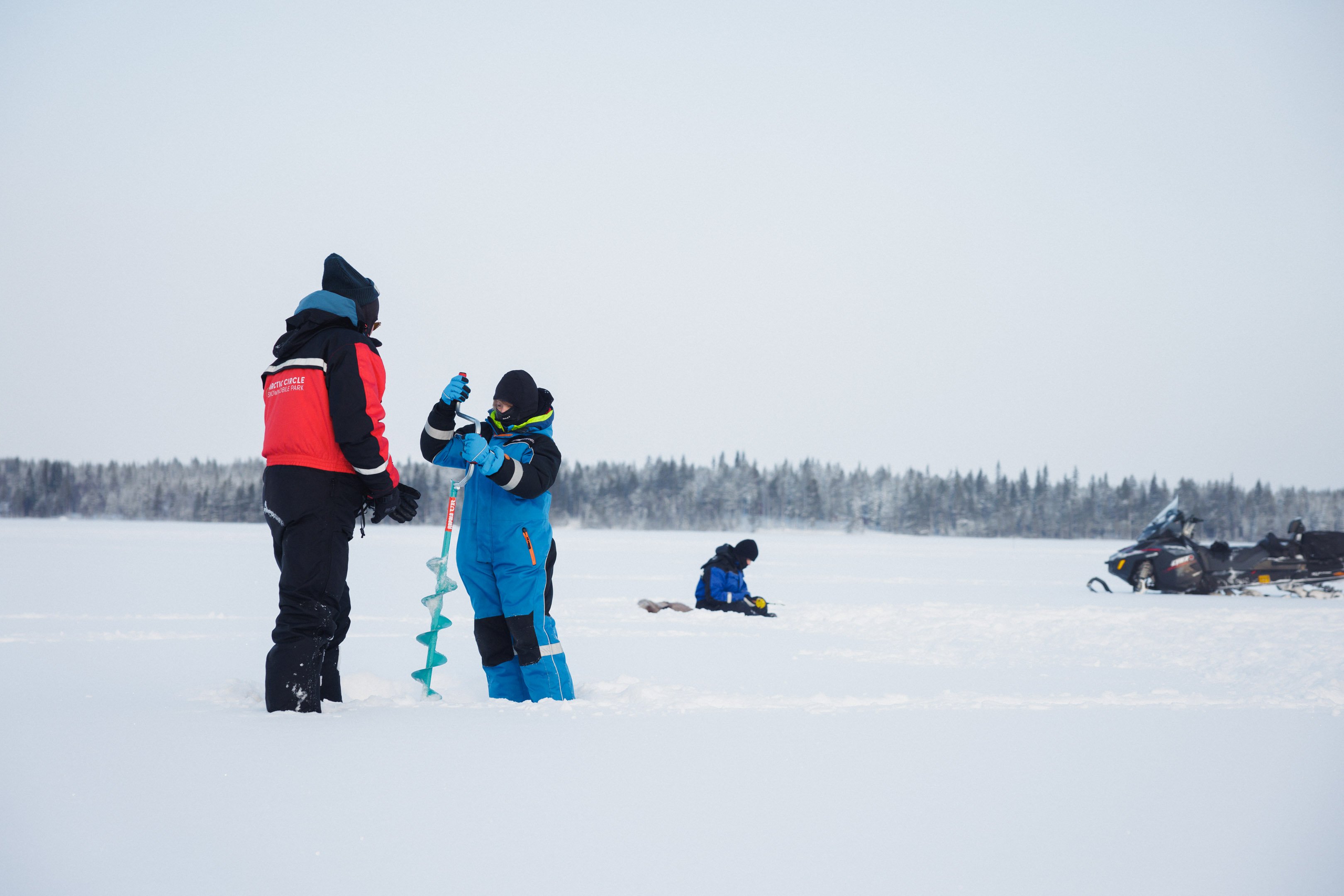 Rovaniemi Snowmobile Safari & Ice Fishing Adventure