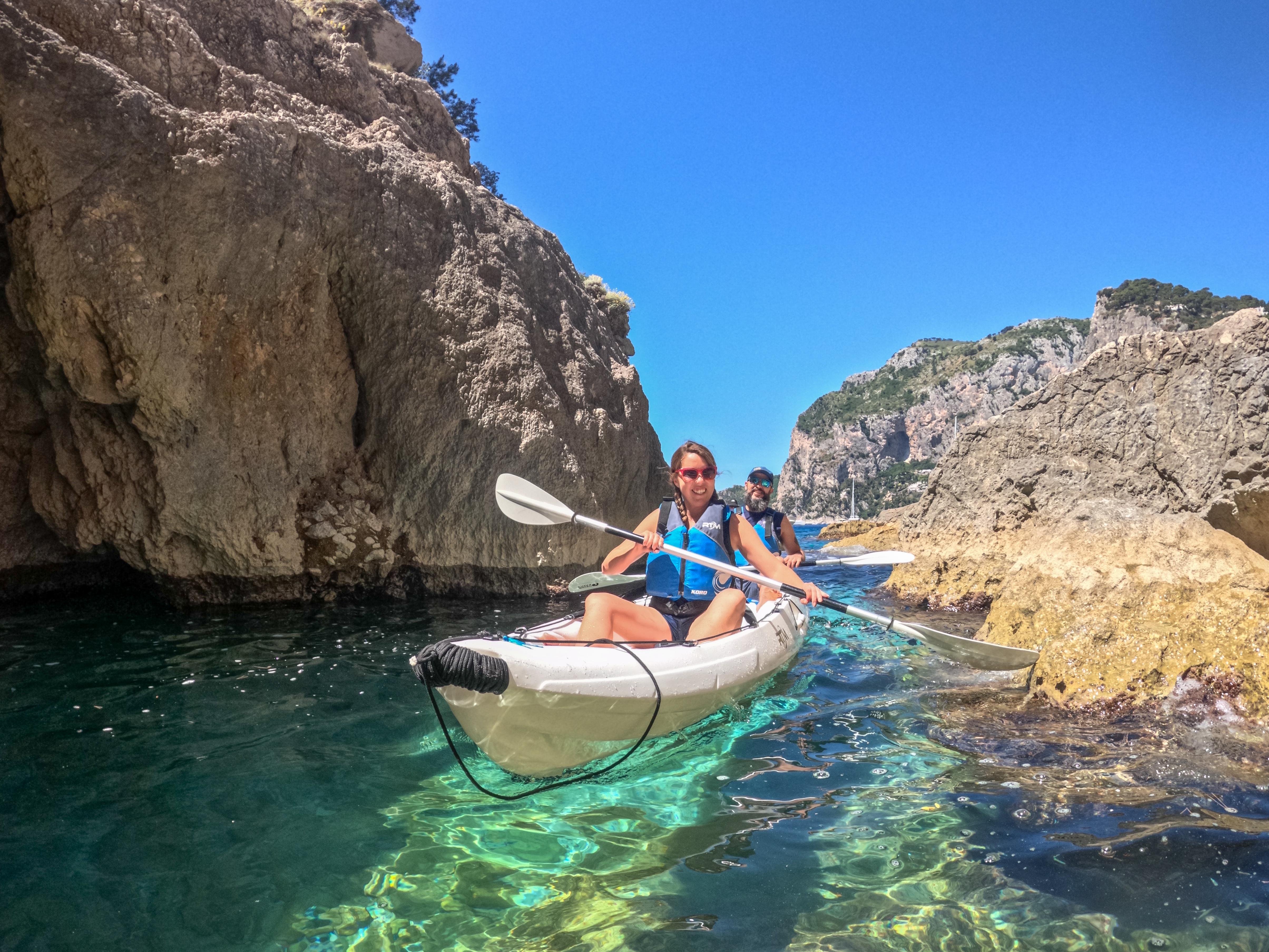 Capri Caves & Hidden Beaches Kayaking Adventure