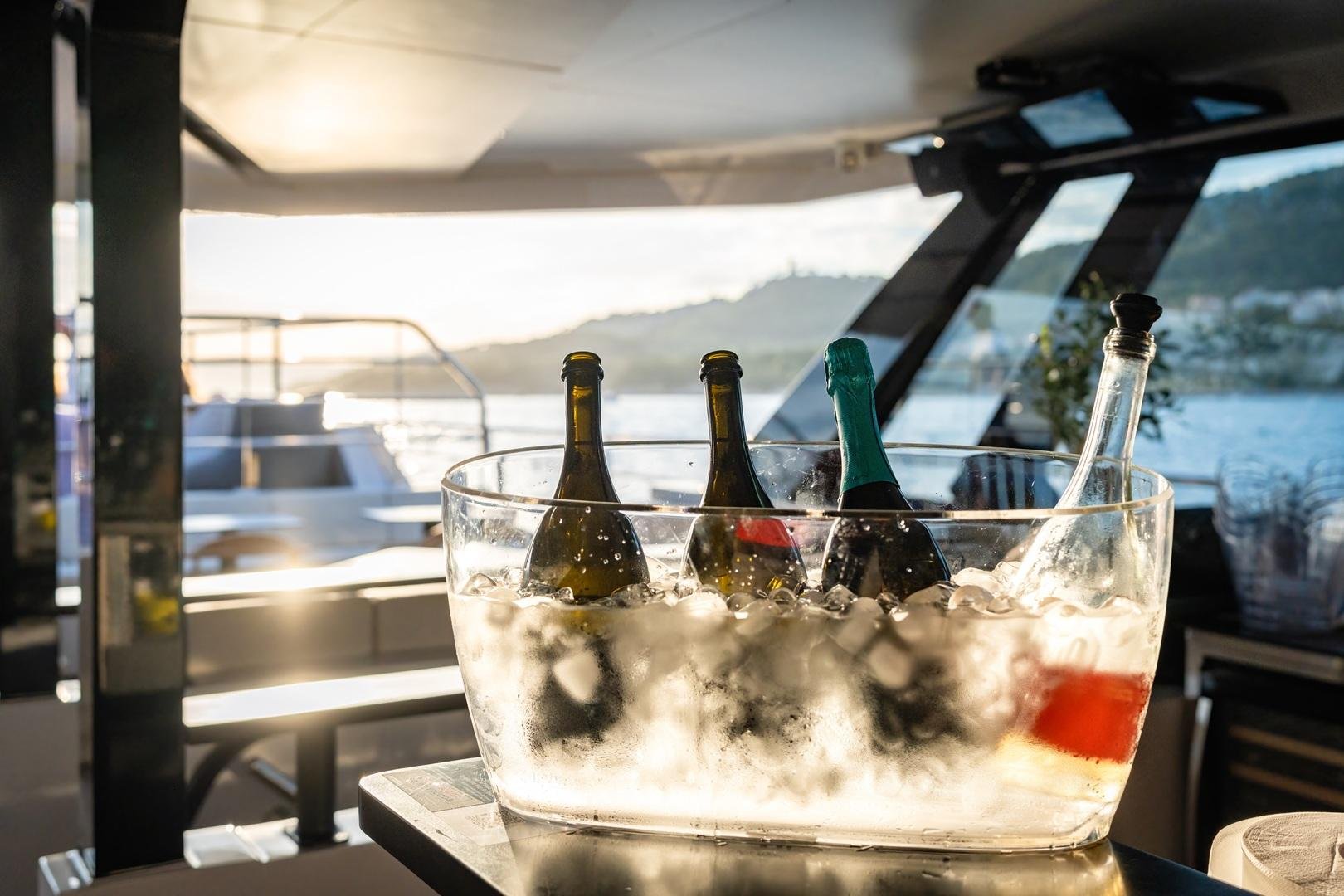 Split: Premium Sunset Catamaran Yacht Cruise