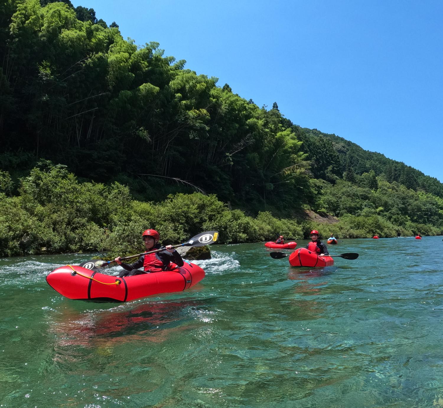 Kochi: Scenic Yoshino River Packrafting Adventure