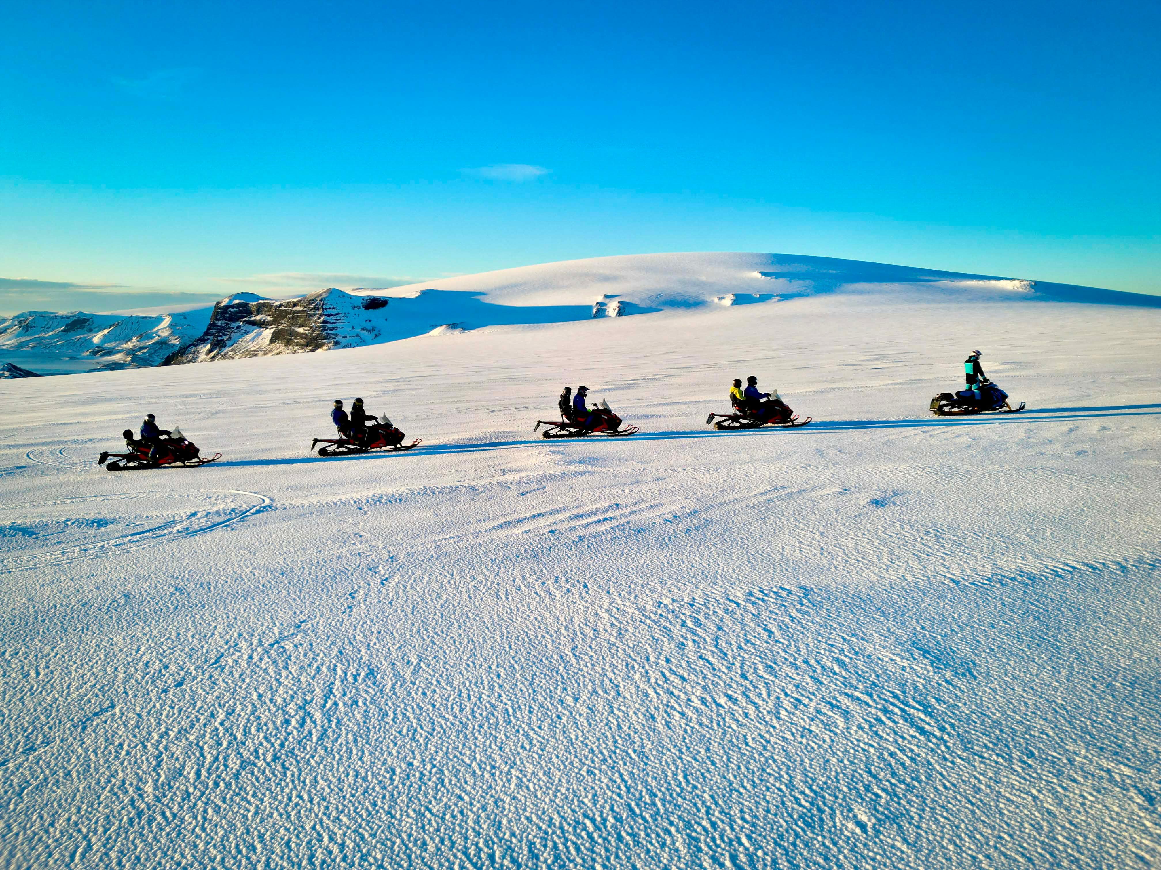 Langjökull Glacier Snowmobiling Tour from Reykjavik