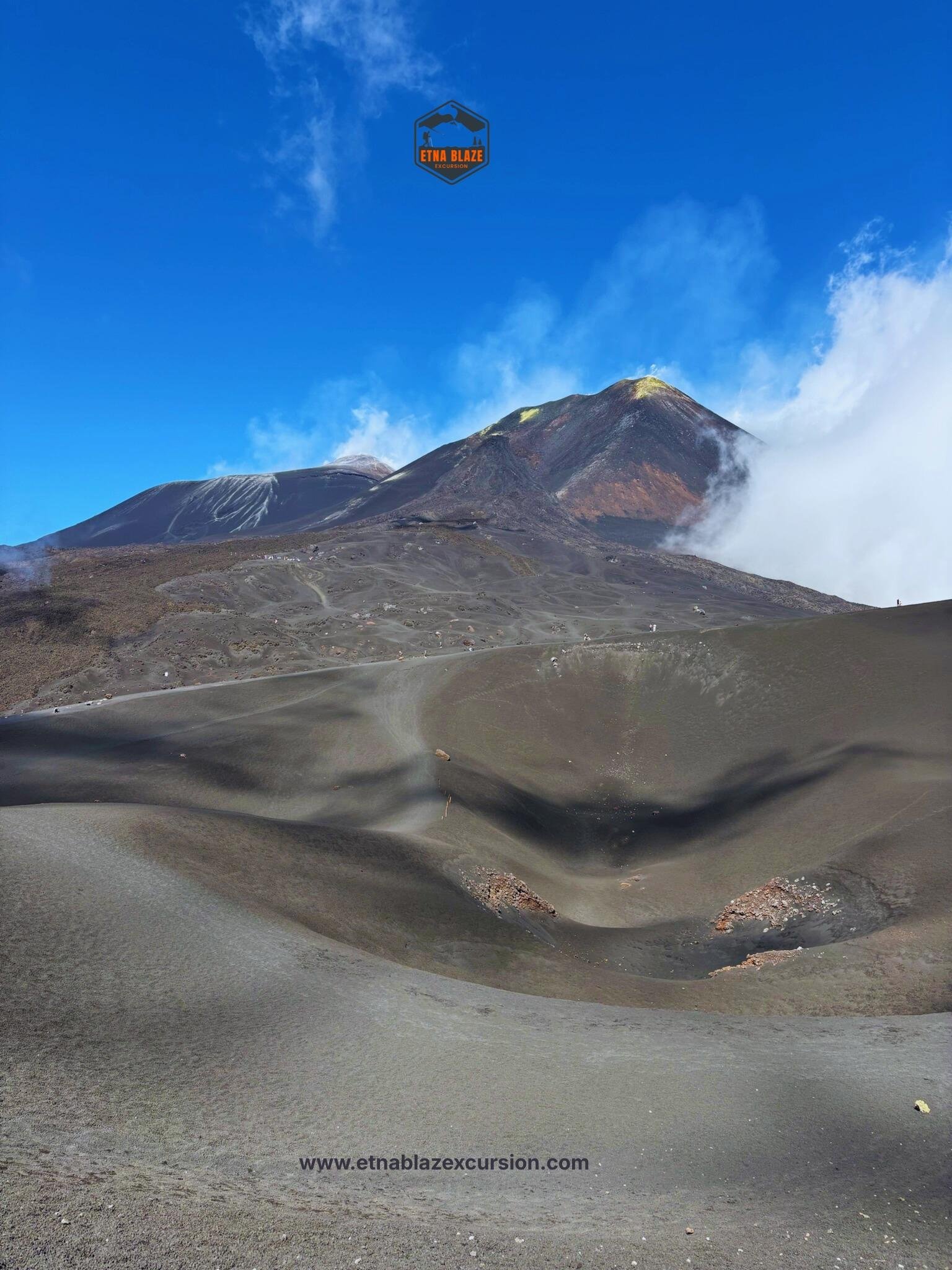 Etna: Trekking to 3,000m, pick-up from Catania, and Drone Video at the base of the summits