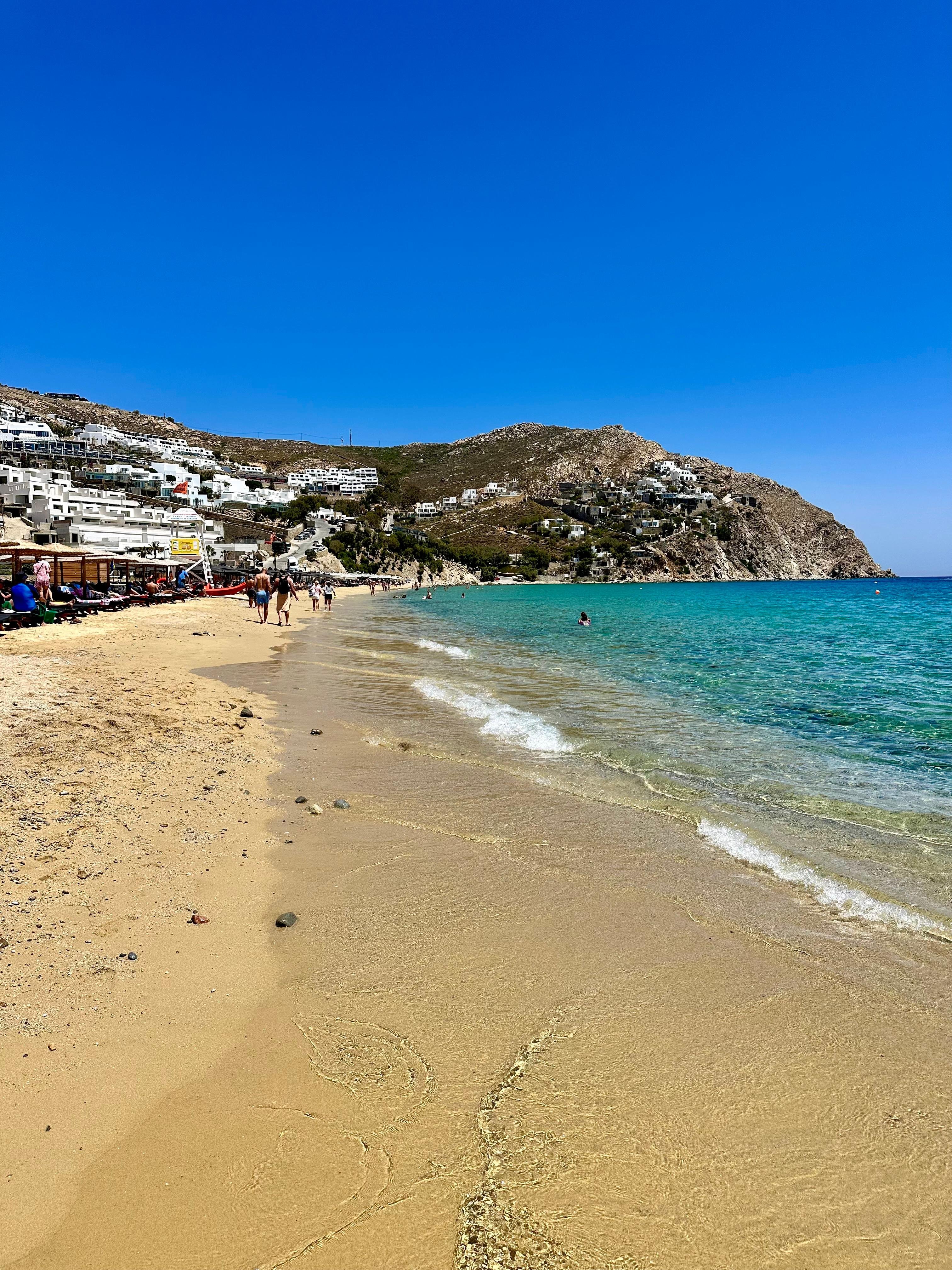 Private Mykonos South Coast Cruise on a Historic Wooden Boat