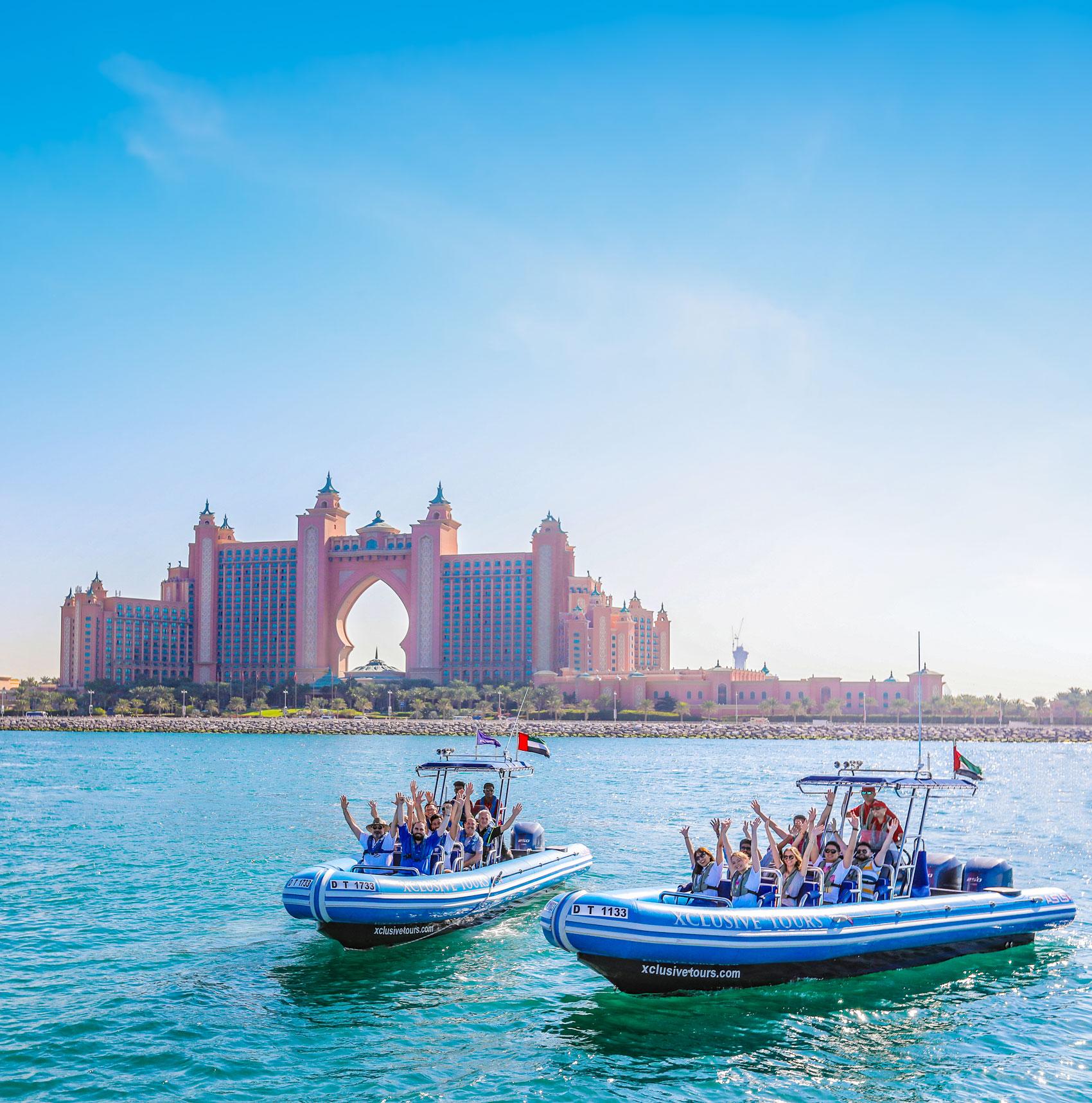 Dubai Speedboat Tour: Marina, Palm, Burj Al Arab & Atlantis