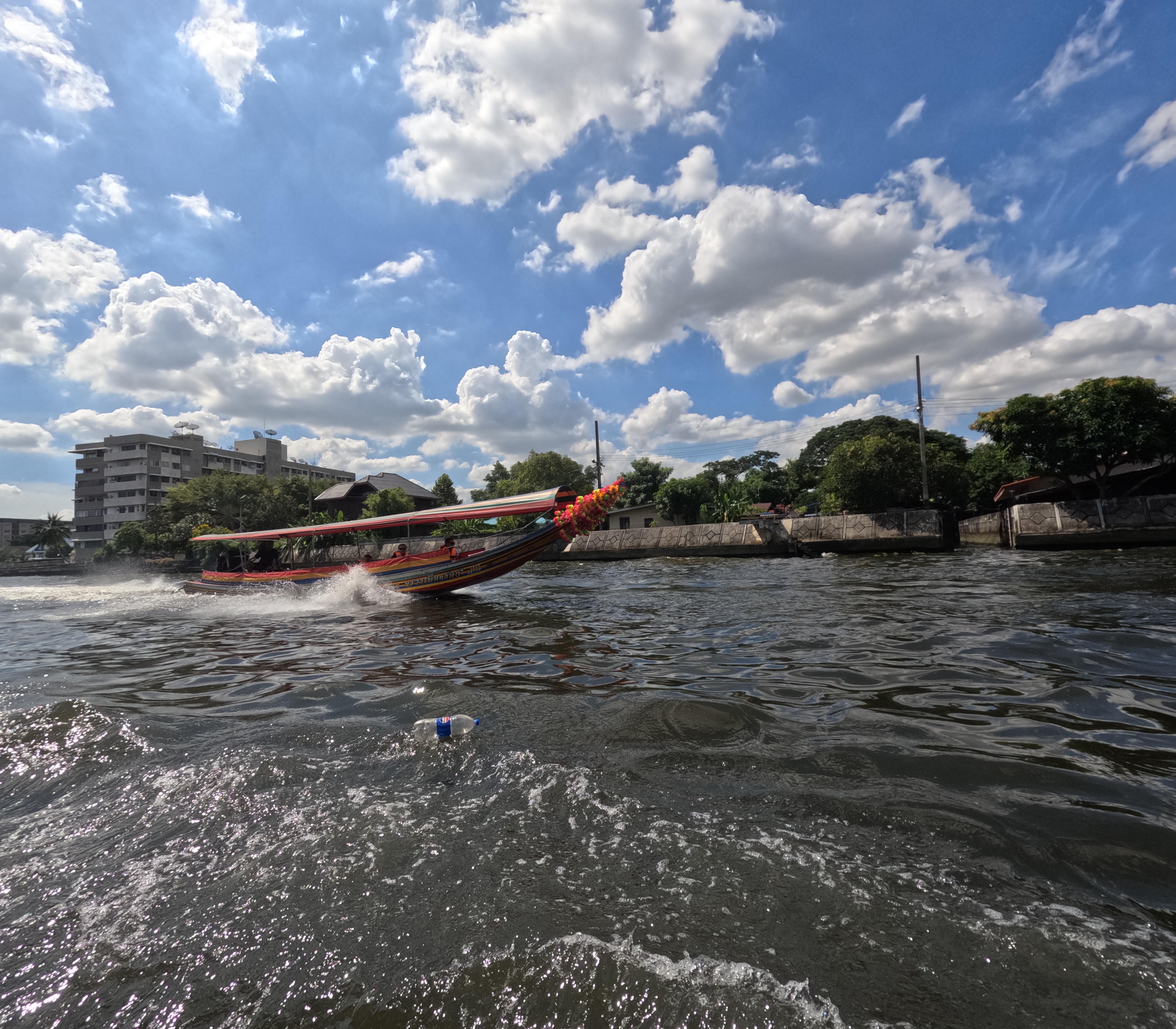 Bangkok Teak Boat Canal Cruise & Wat Arun Exploration