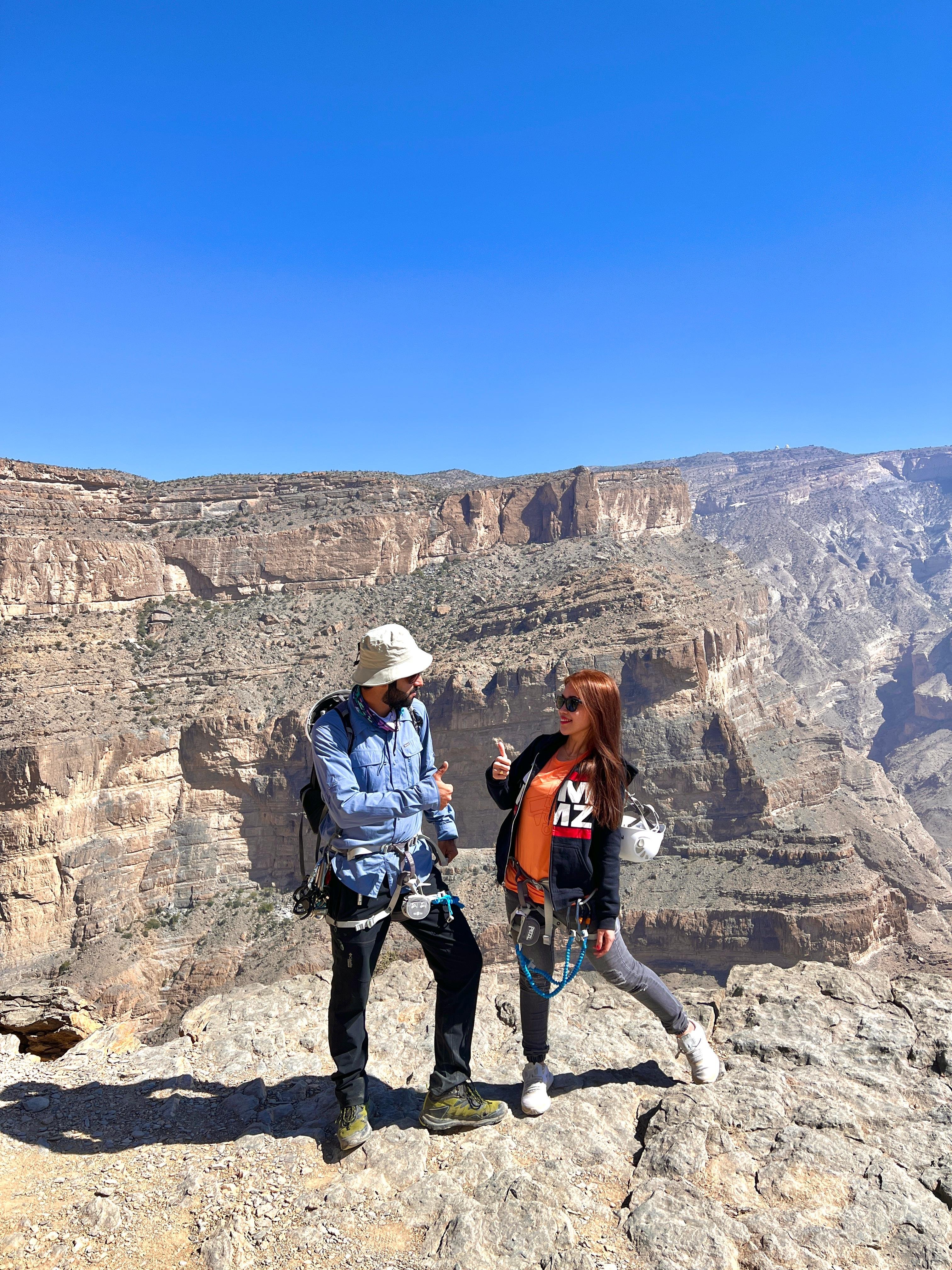 Jabal Shams Via Ferrata & Canyon Balcony Walk