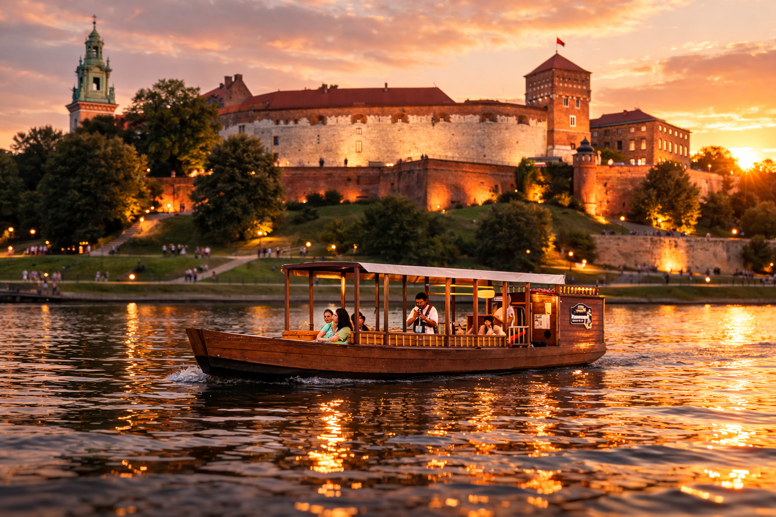 Evening Gondola Cruise on the Vistula with Audio Guide