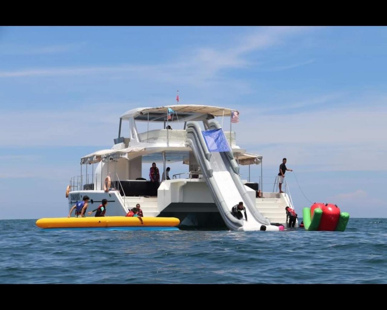 Party Boat Day Tour with Floating Clubhouse