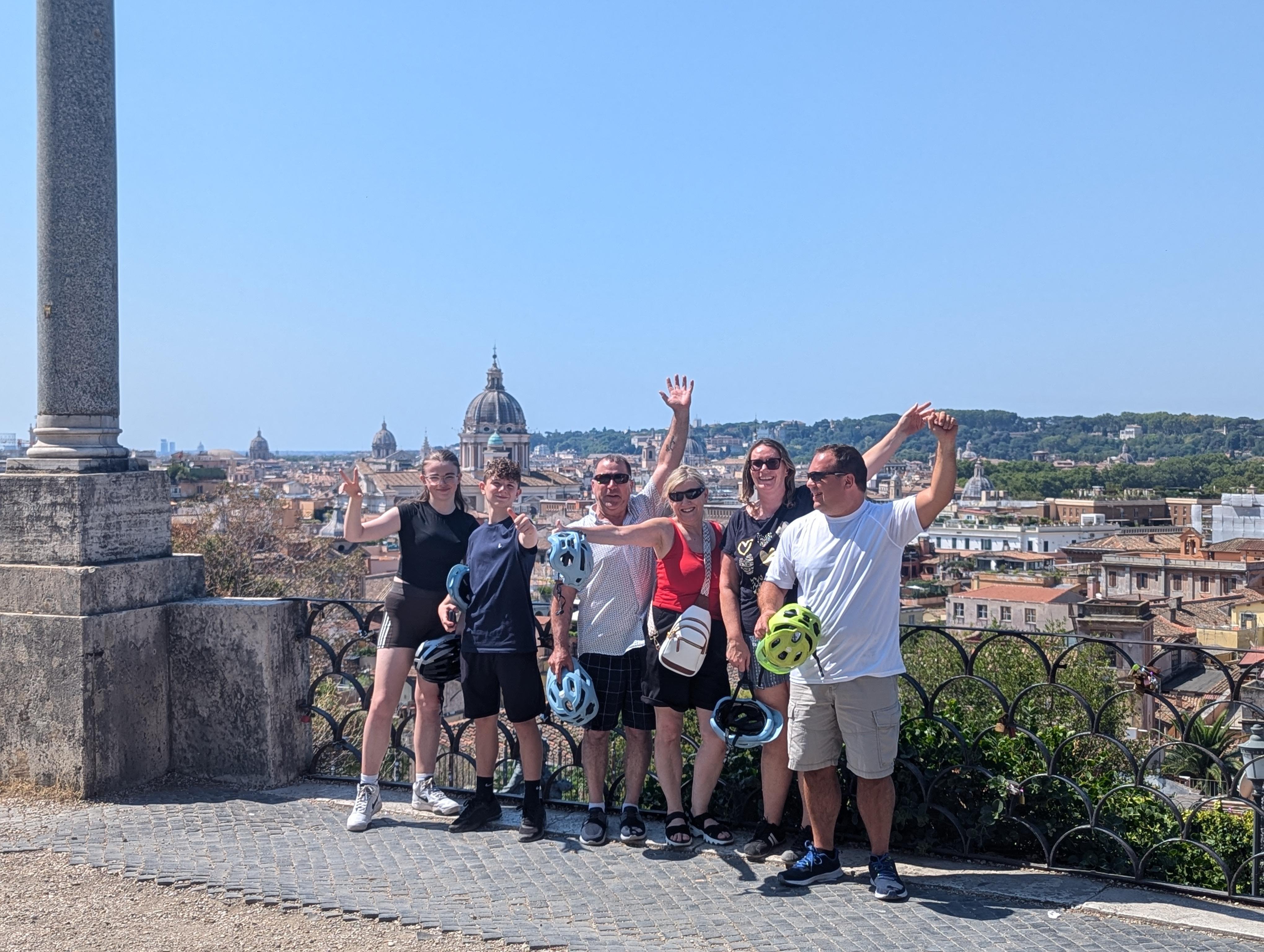 Villa Borghese bike tour Rome park cycling Pincio terrace — image 2