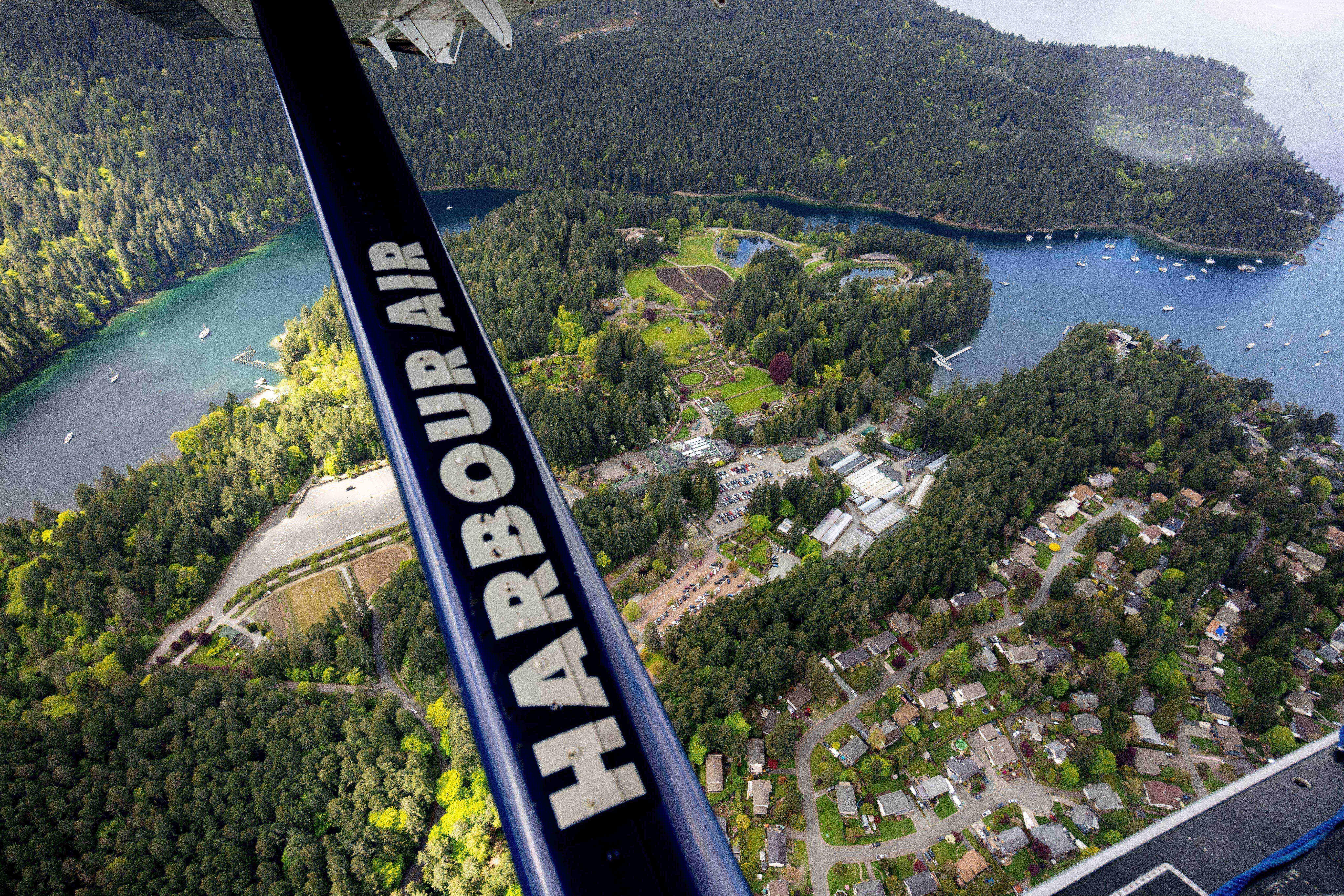 Southern Gulf Islands by seaplane — the archipelago and Active Pass from the air — image 8