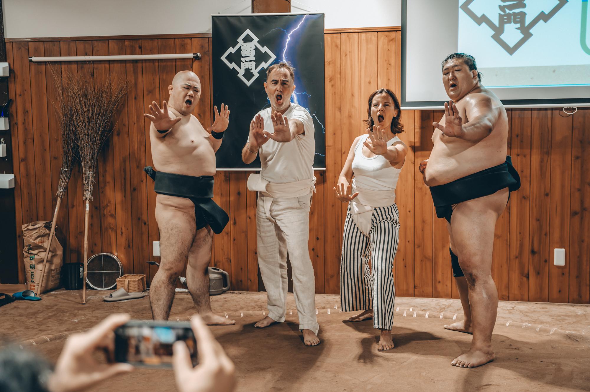 Osaka Sumo Wrestling Show, Interactive Experience & Chanko Breakfast