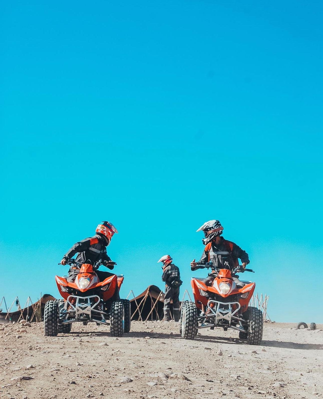 Agafay Desert Adventure: Quad Biking, Camel Ride & Berber Dinner Show