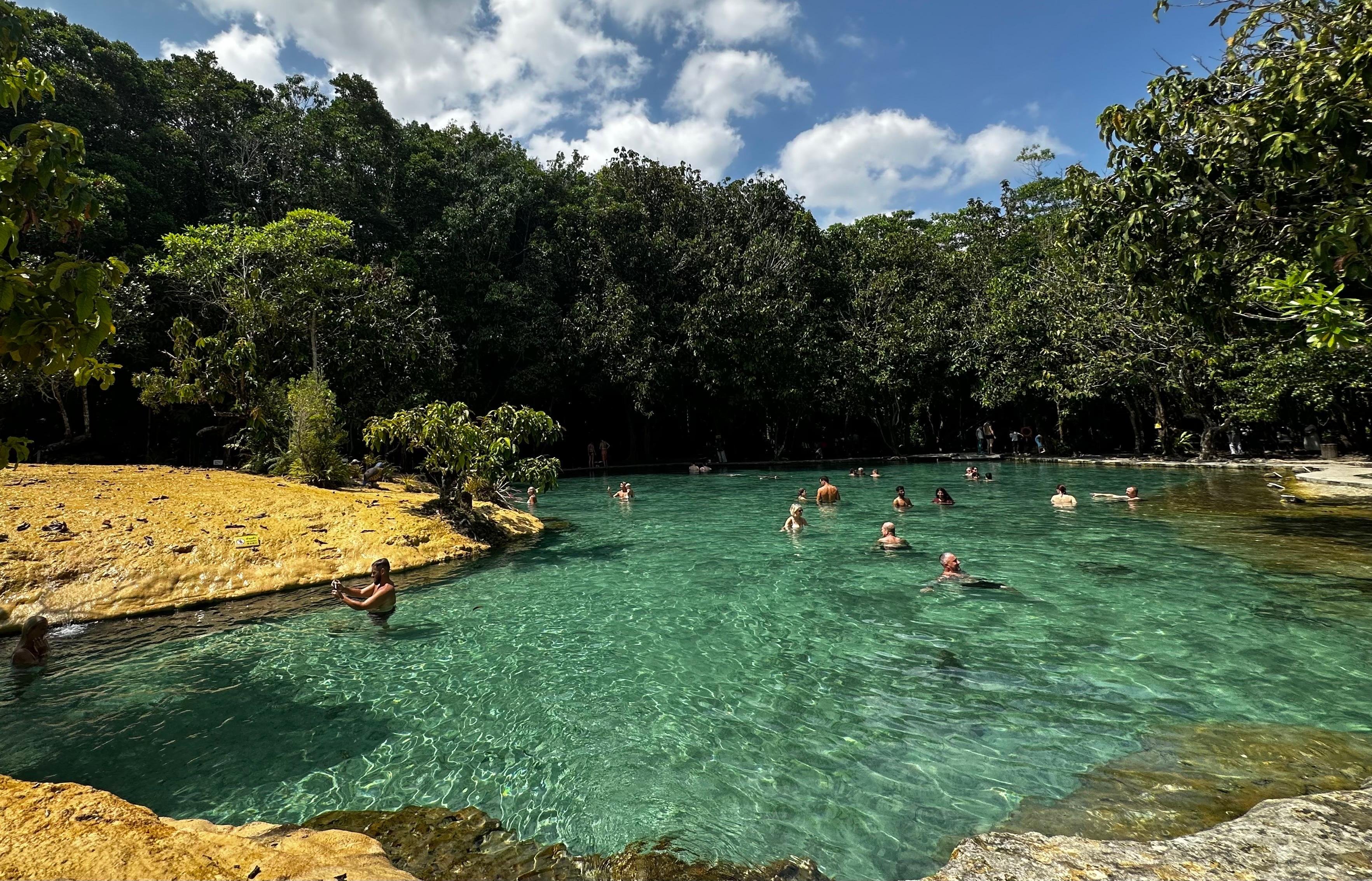 Krabi Jungle Sunrise Tour: Tiger Cave, Hot Springs & Emerald Pool