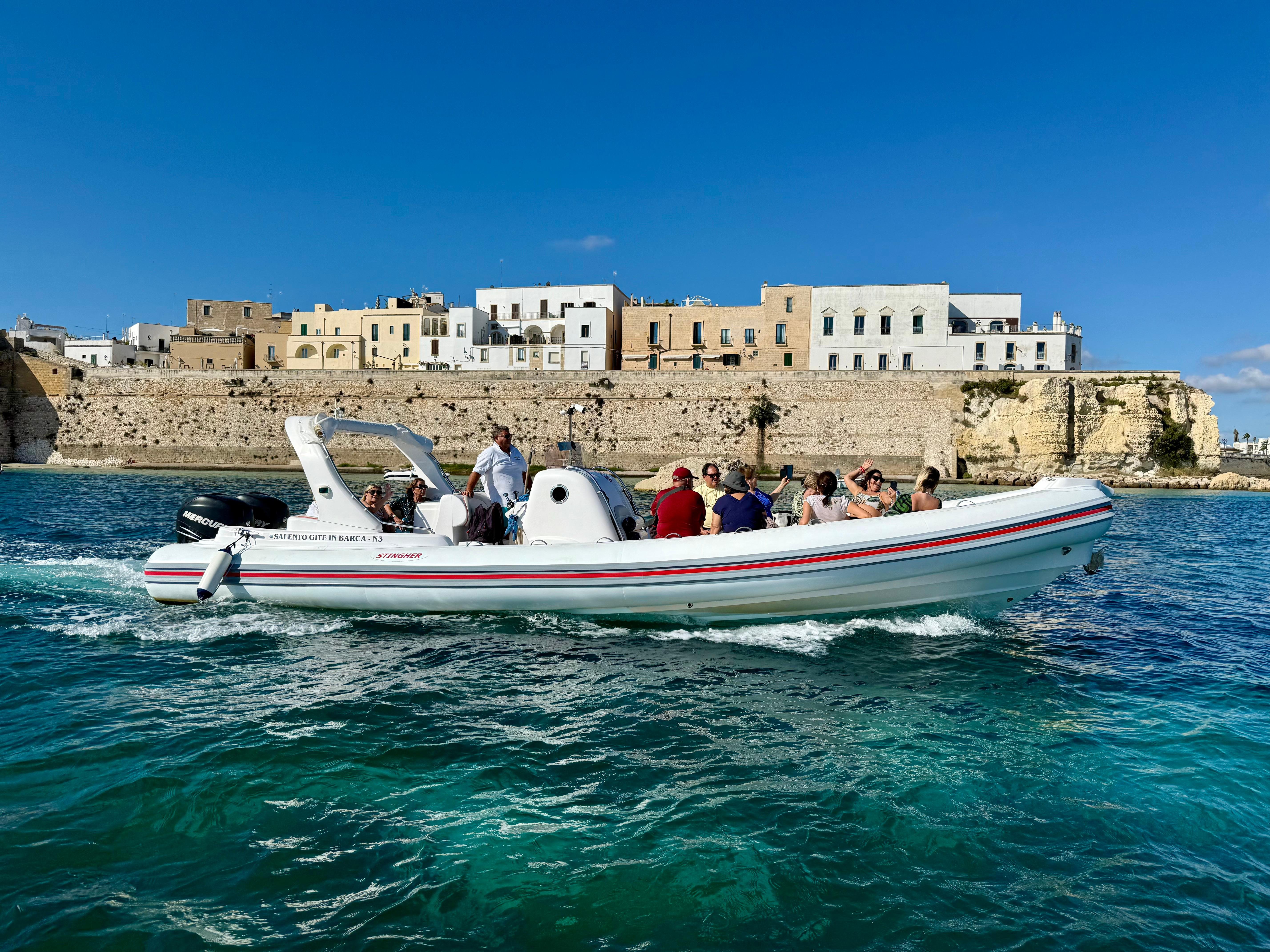 Otranto Coastal Boat Adventure with Caves & Swimming