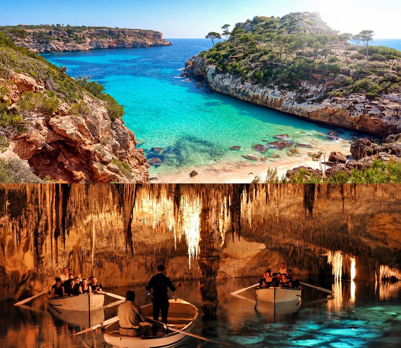 Mallorca Beaches & Drach Caves VIP Day Tour
