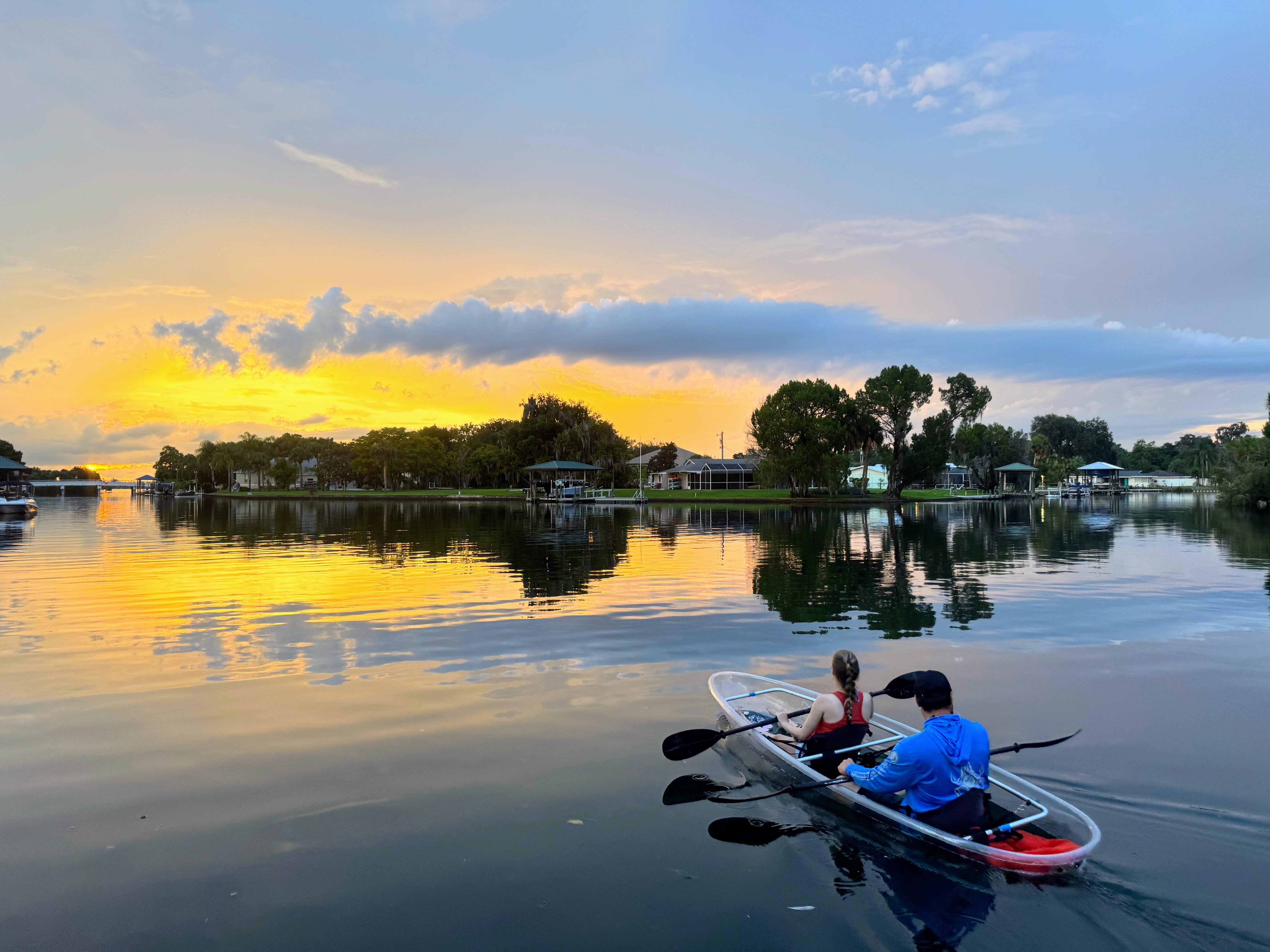 Crystal River Clear Kayak Sunset & Bioluminescent Night Tour