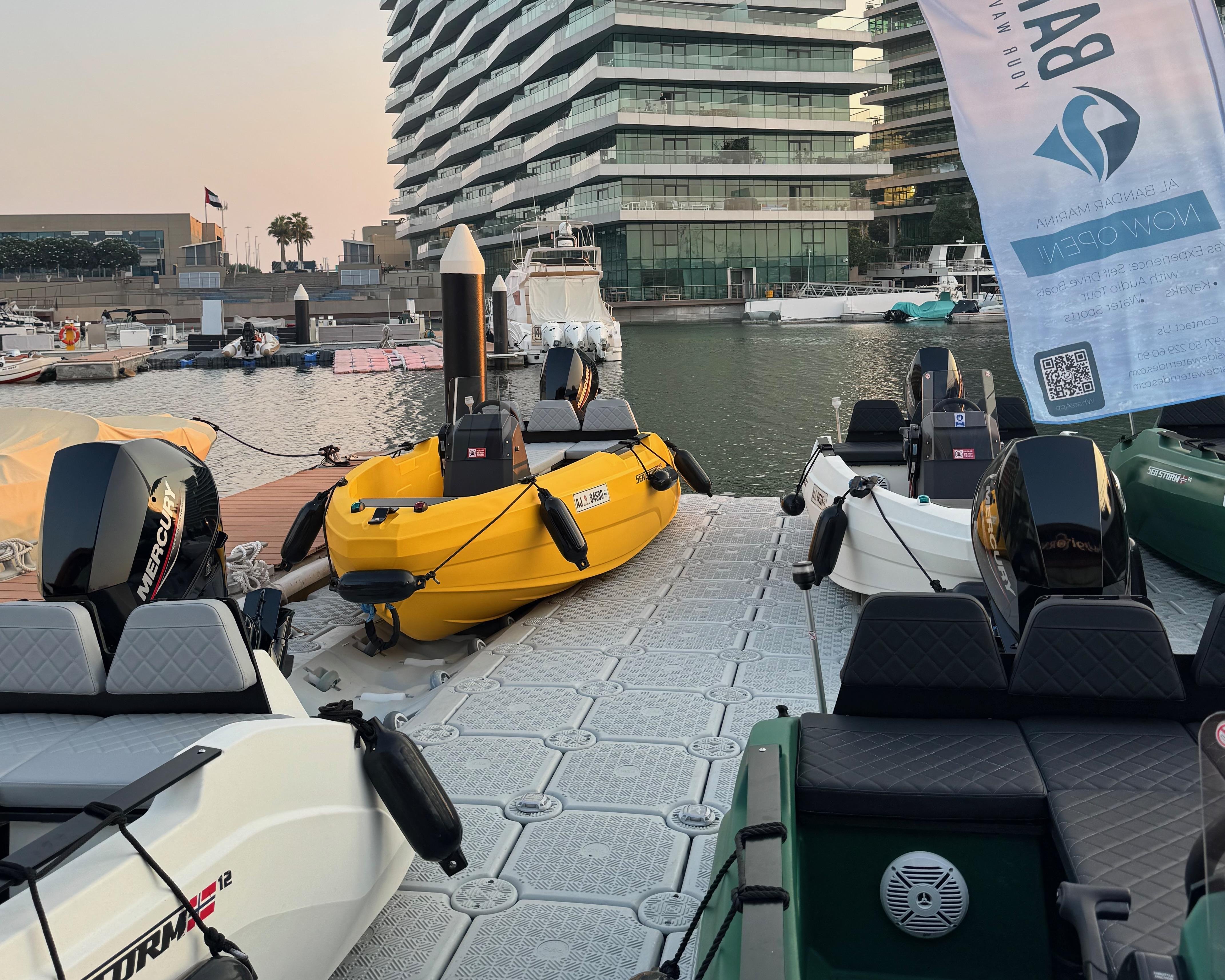 Yas Island Self-Drive Speedboat Tour with GPS Audio Guide