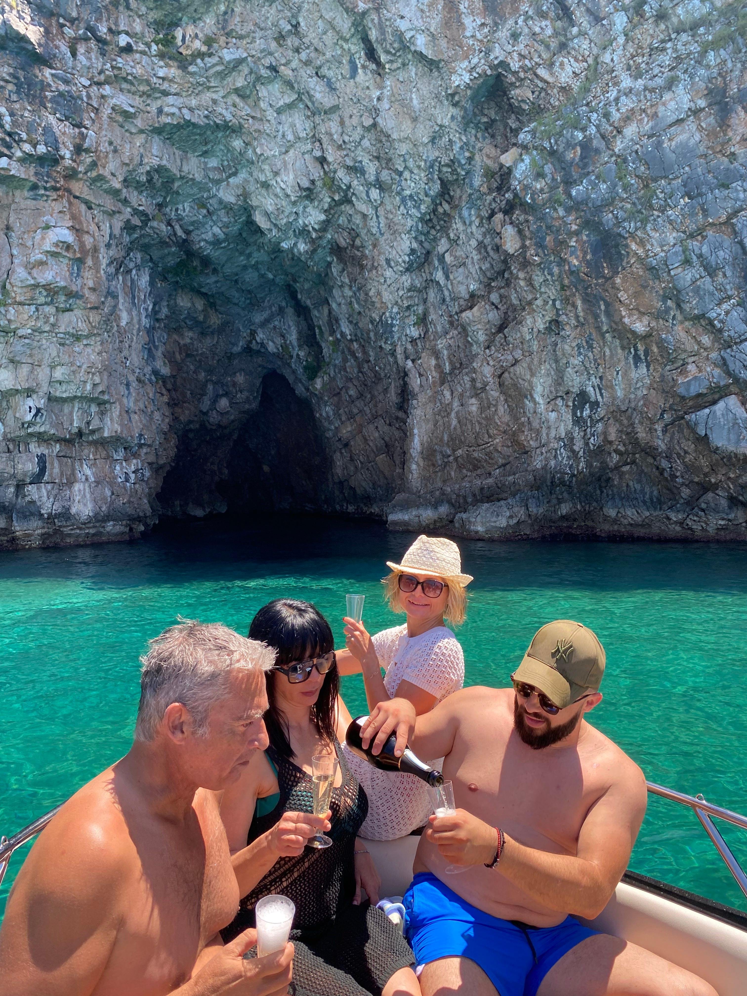 Blue Cave & Our Lady of the Rocks Speedboat Adventure
