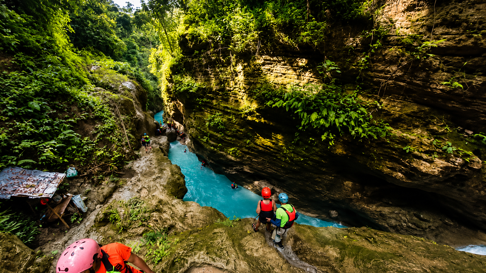 Kawasan Falls Canyoneering, Zipline & Lunch – Full-Day Cebu Adventure