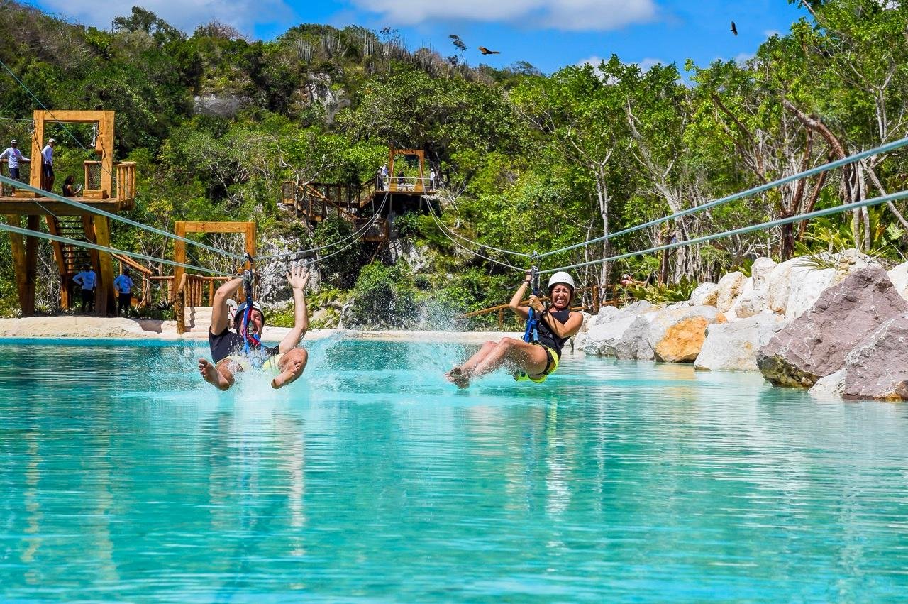 Punta Cana: Scape Park Full-Day Adventure – Cenote, Zip Lines & Caves