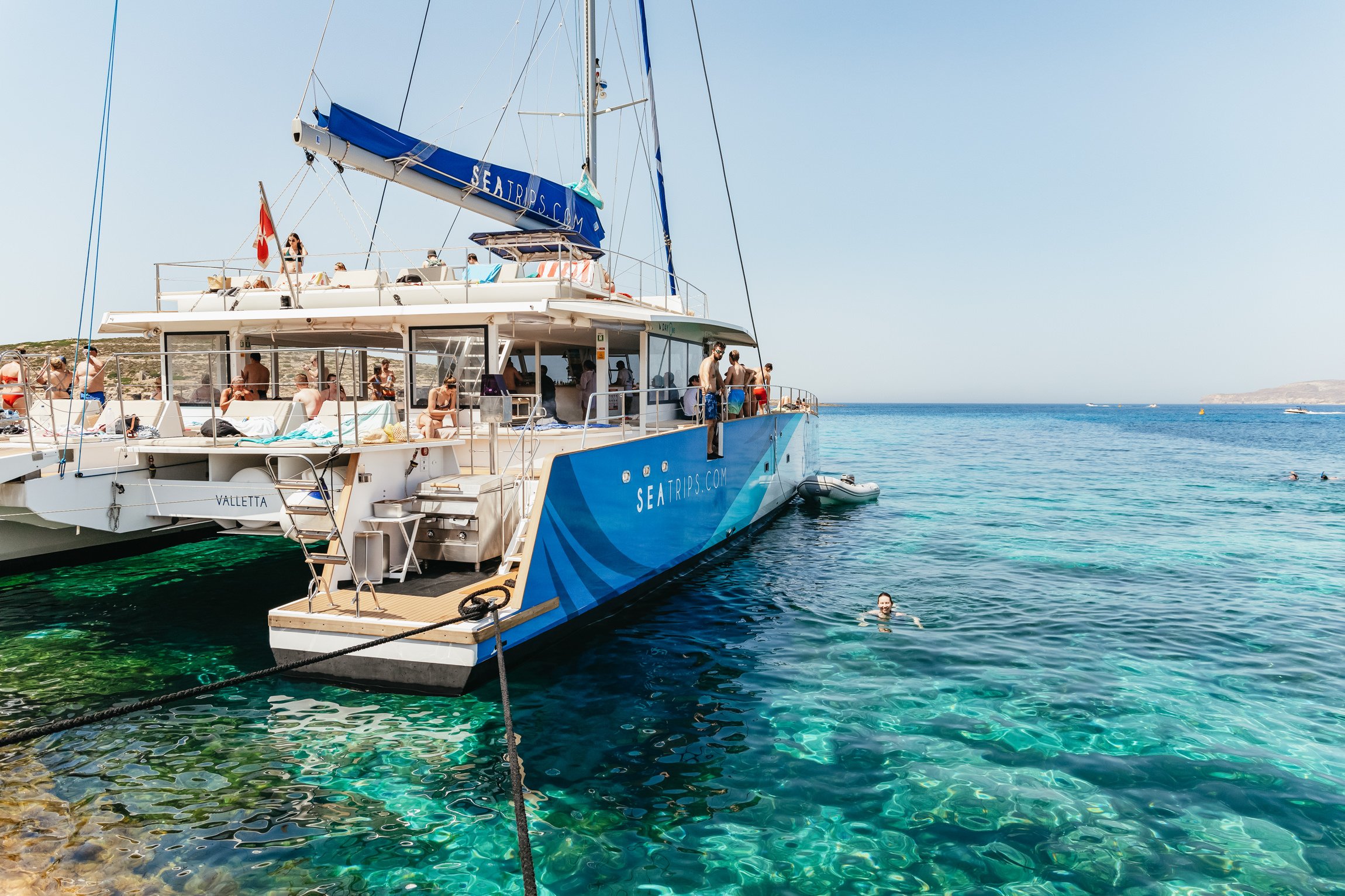 Malta Catamaran Cruise: Blue Lagoon & Coastal Bays