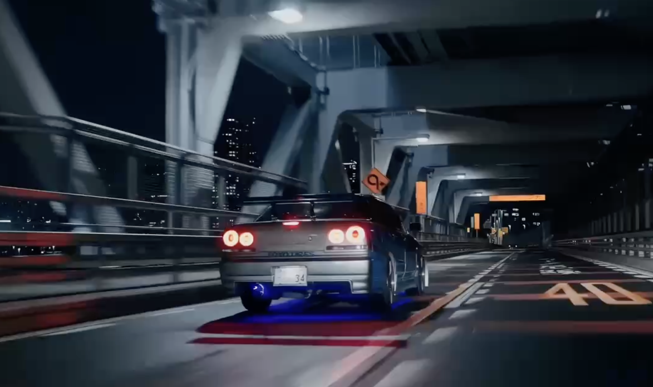 R34/Evo 600HP/GR86/WRX JDM Night Run Daikoku Parking