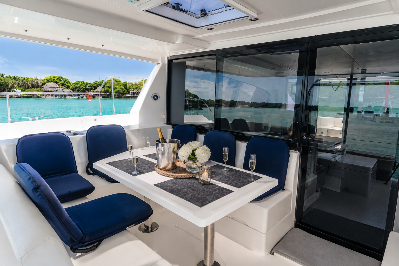 Cartagena: Private Luxury Leopard 40 Catamaran Charter
