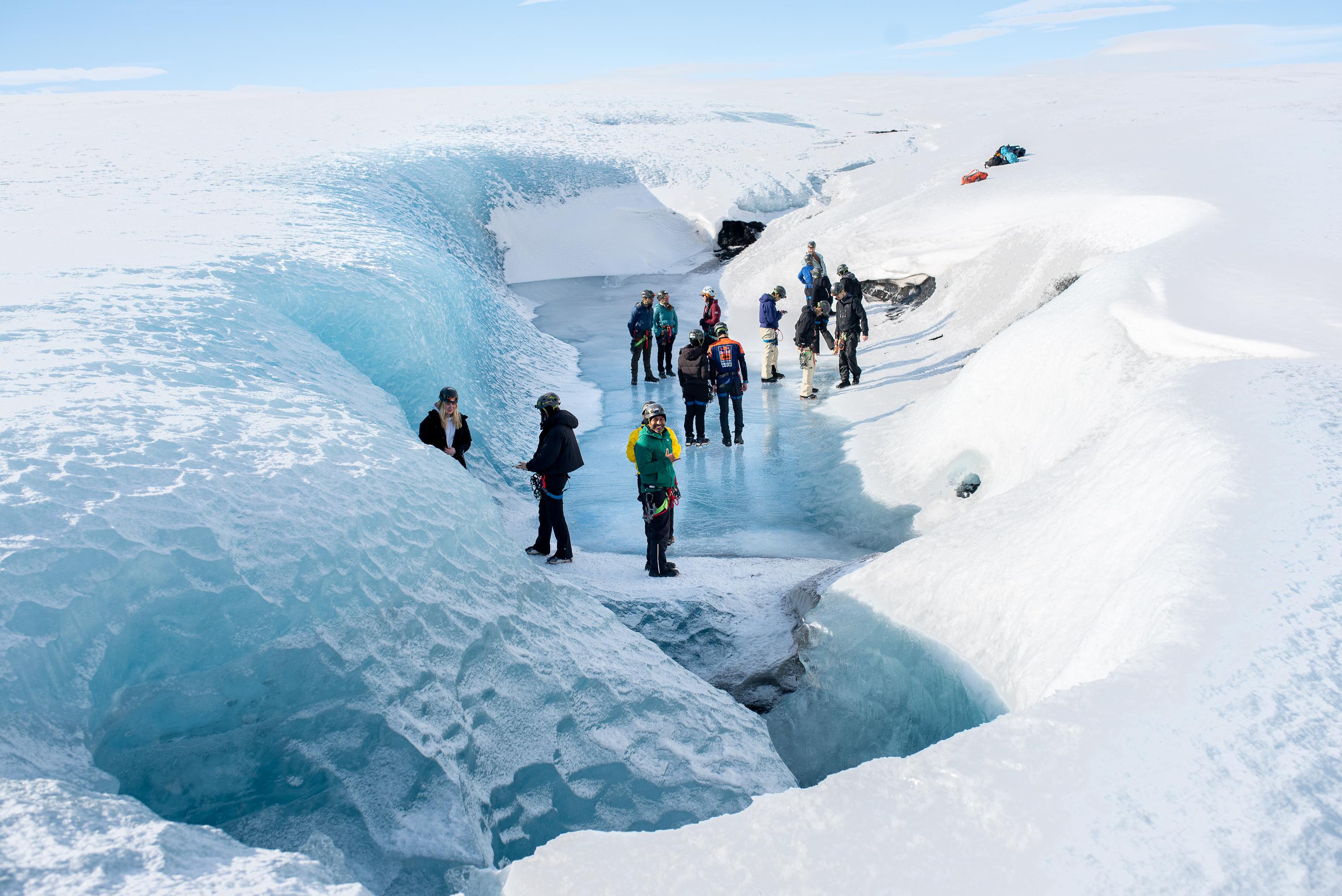 From Jökulsárlón: Ice Cave and Glacier Exploration Tour
