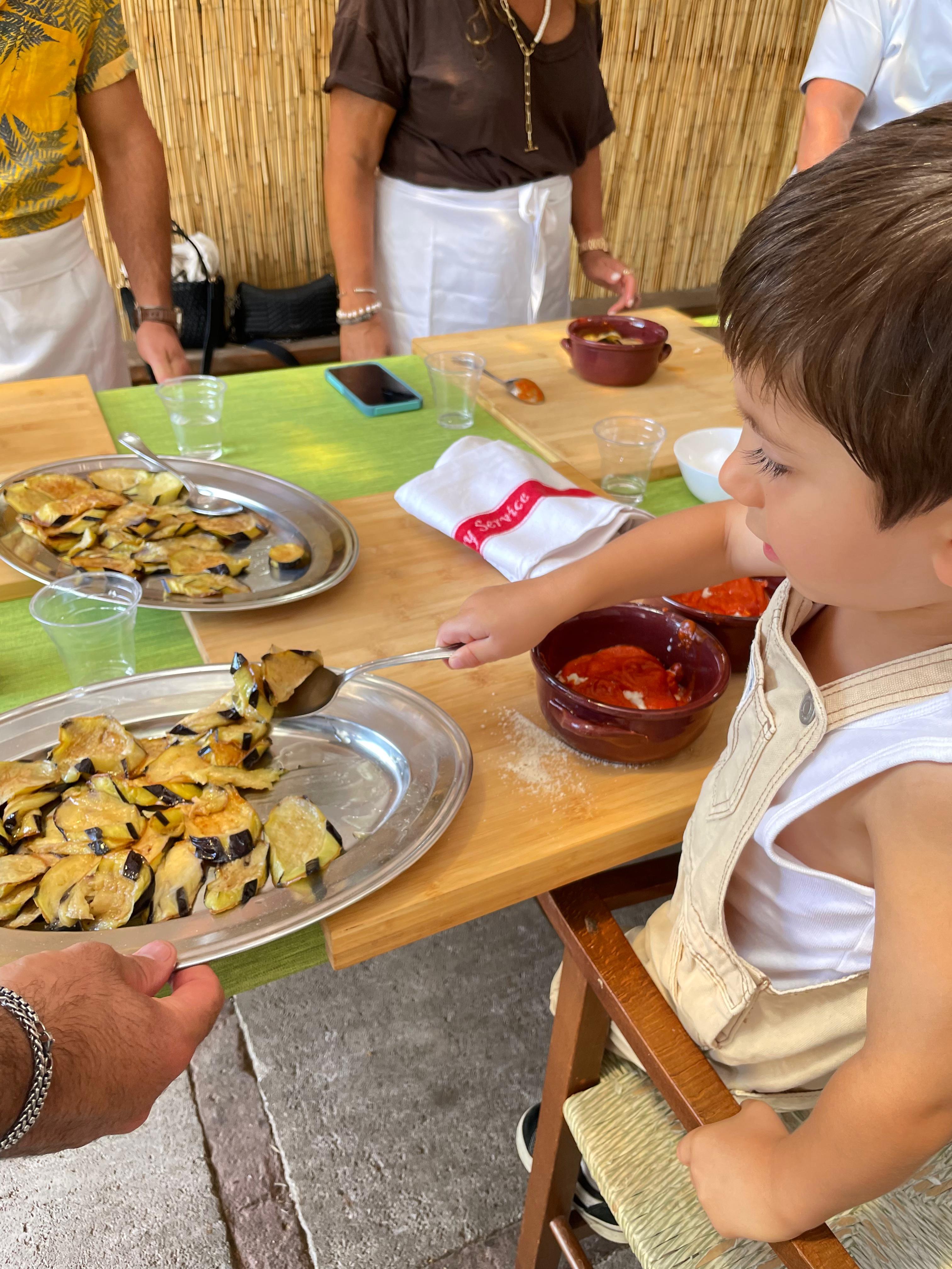 Positano Garden Cooking Class with Li Galli Views