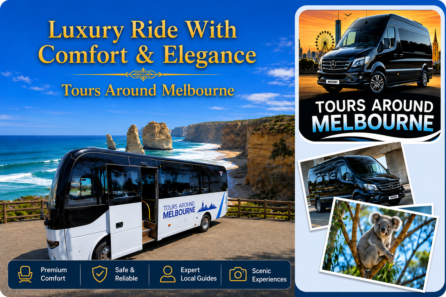 Reverse Great Ocean Road Sunrise Tour with Hotel Pickup