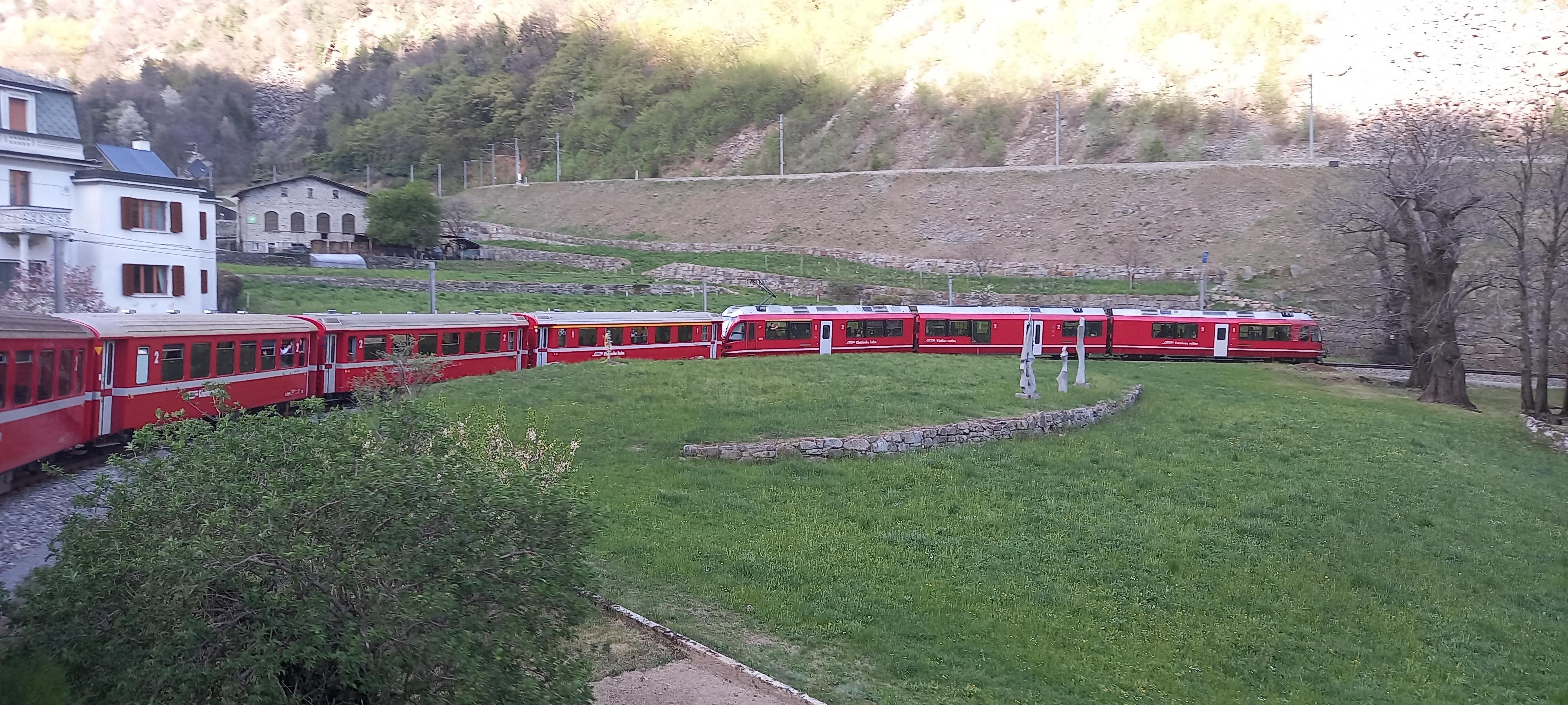 Milan to St. Moritz & Bernina Red Train Day Trip