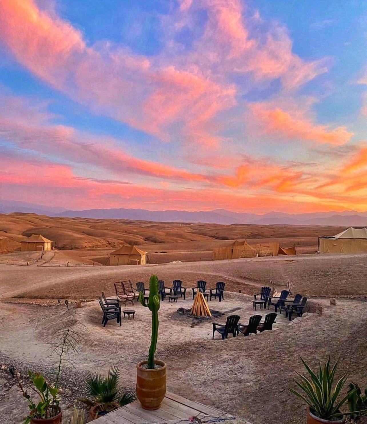 Agafay Desert Sunset, Camel Ride & Berber Dinner Show from Marrakech