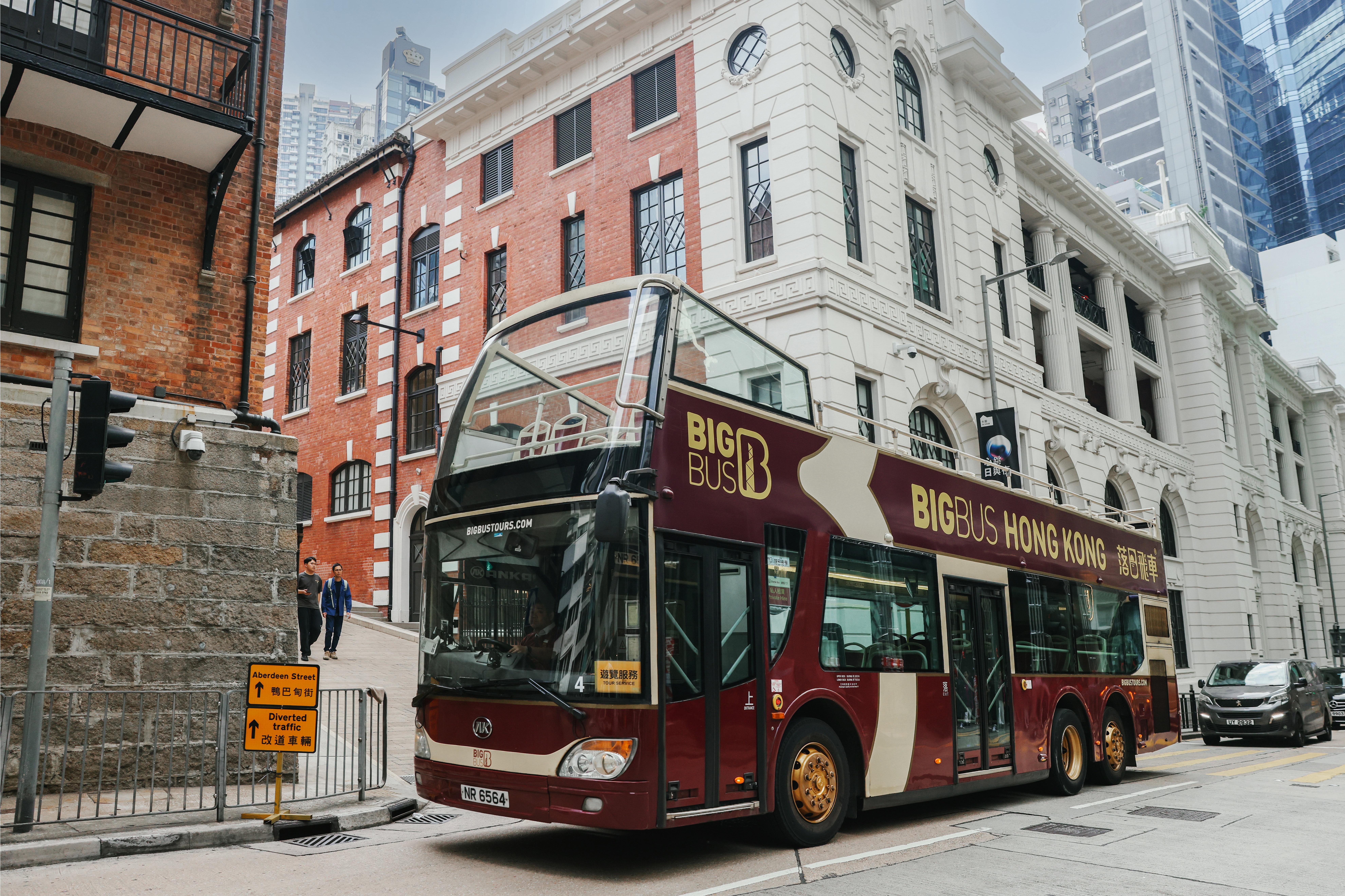 Hong Kong Peak Tram, Sky Terrace & Hop-On Bus Combo