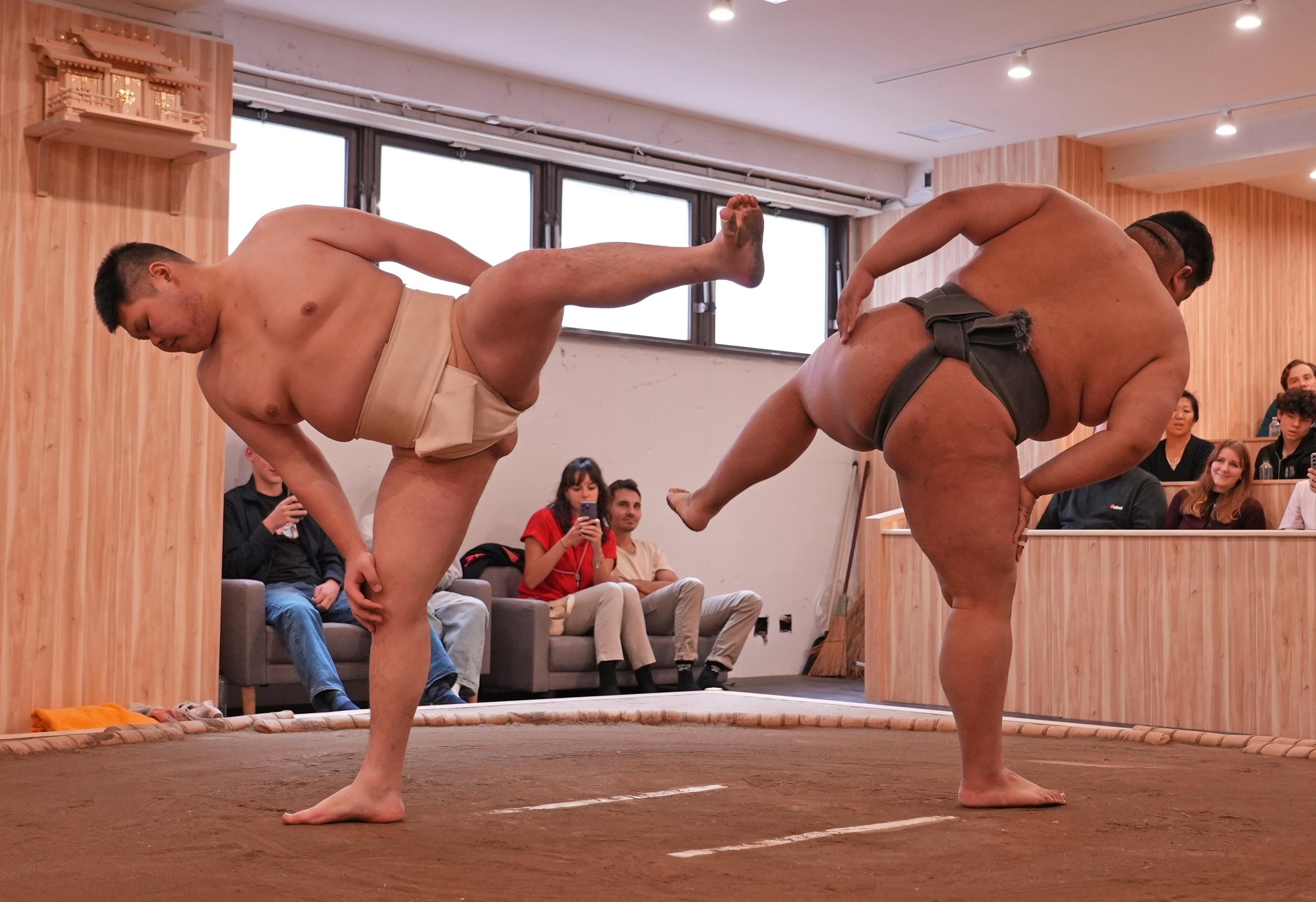 Shinjuku Sumo Show & Ring Challenge Experience