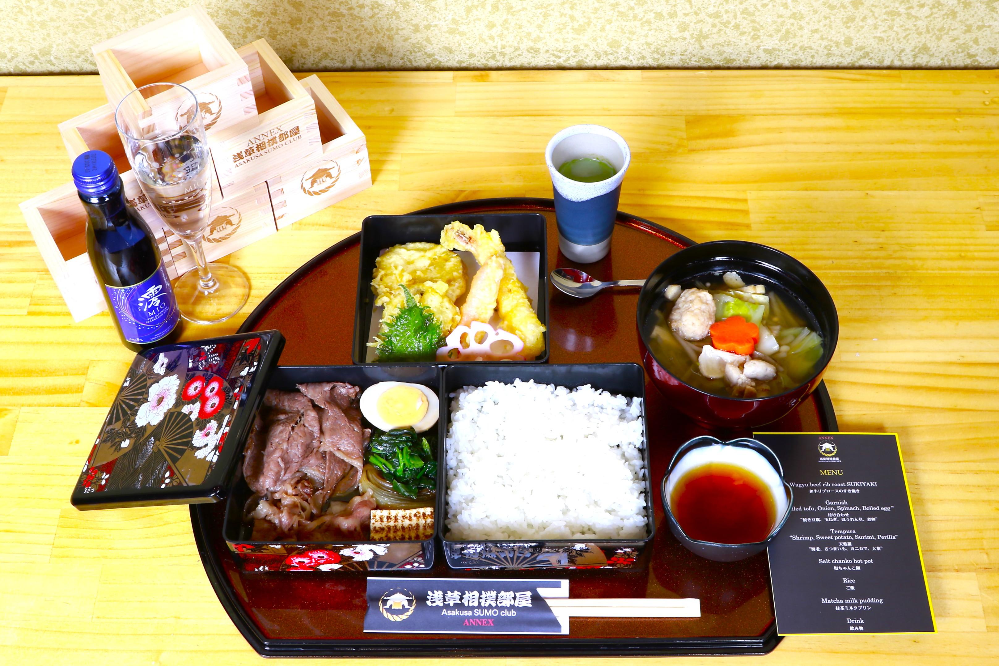 Luxury Sumo Show Experience with Wagyu Dinner in Tokyo