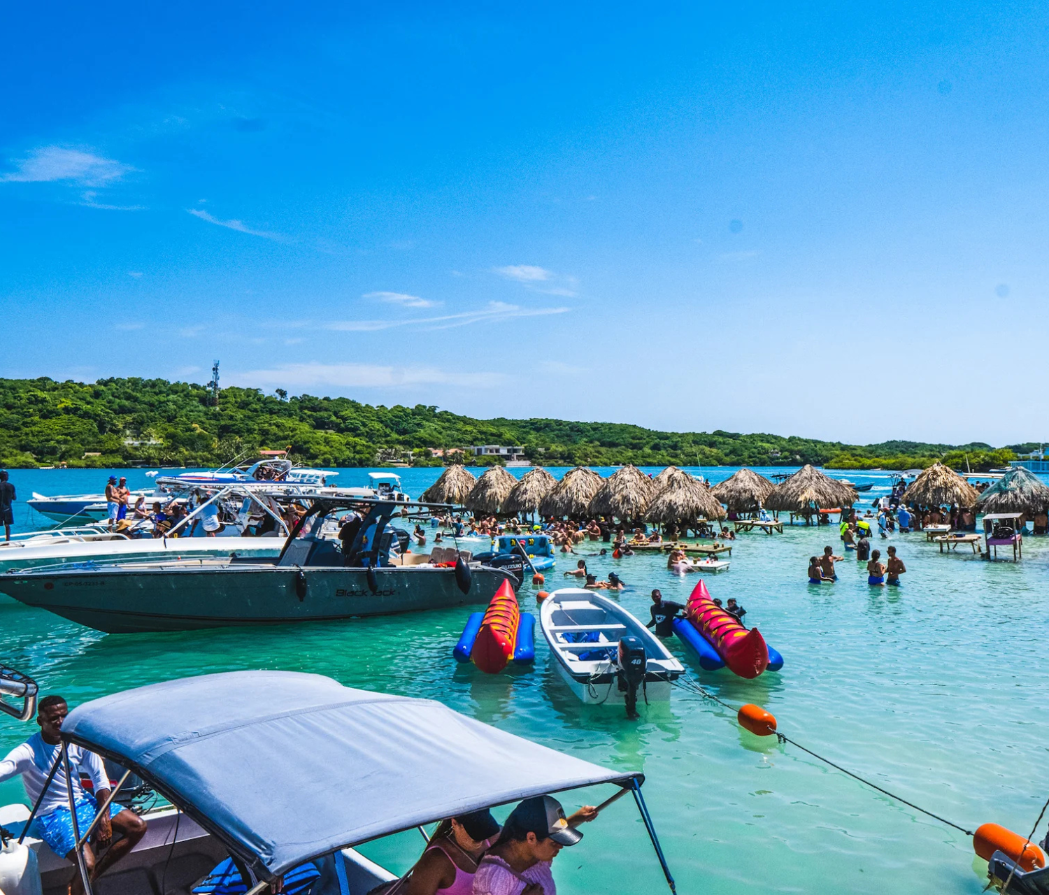 Cartagena Island Hopping & Party Boat Experience